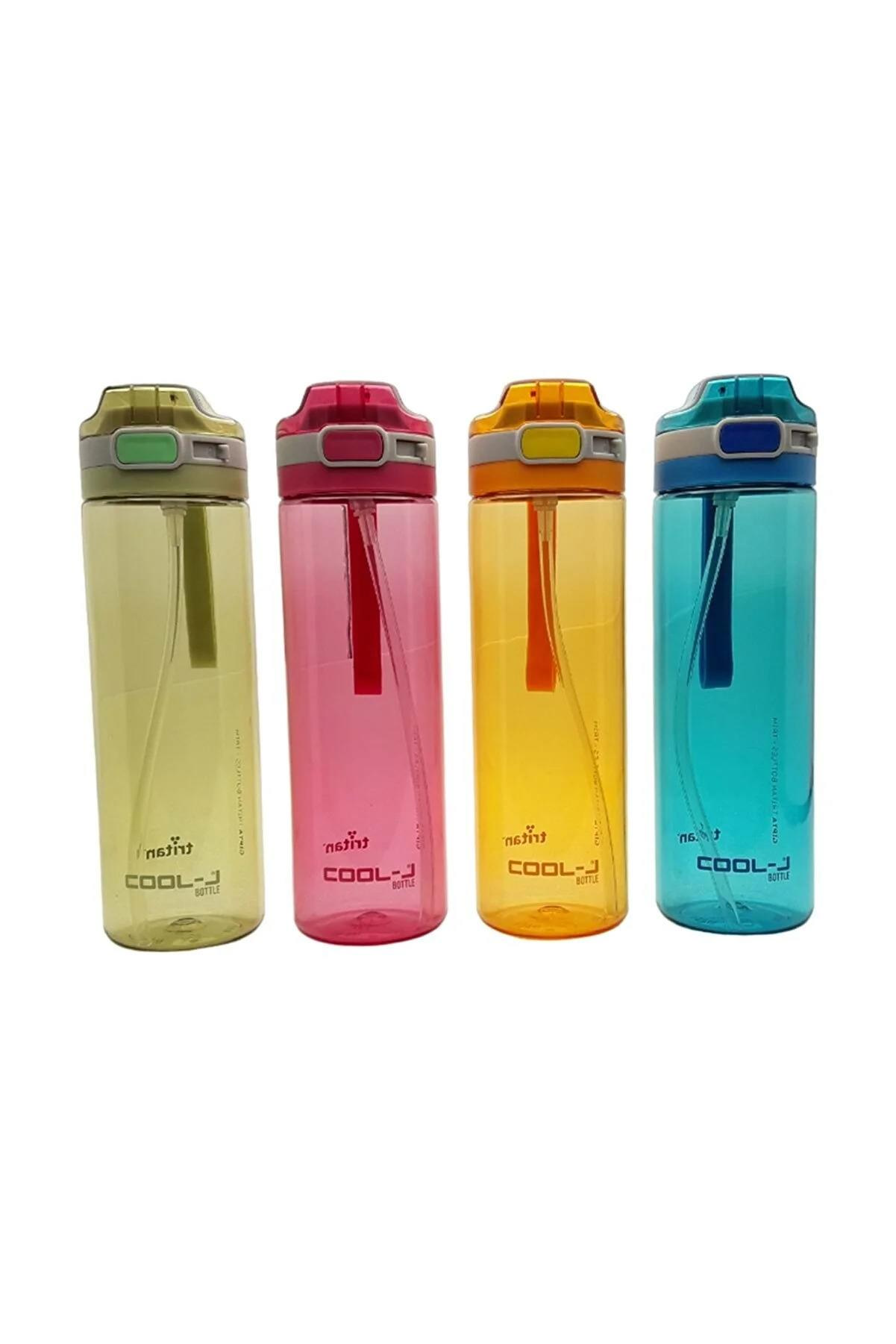 Gıpta Matara Pipetli 600 ML Tritan Suluk (Karışık Renk 1 Adet)