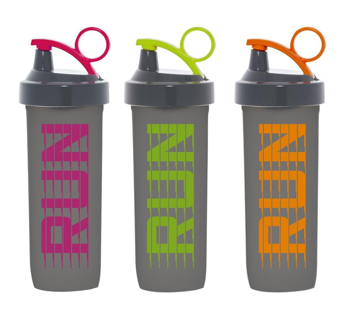 Herevin Desenli Shaker PP Run Kombin 740 ML Sporcu Matara (Karışık Renk 1 Adet)