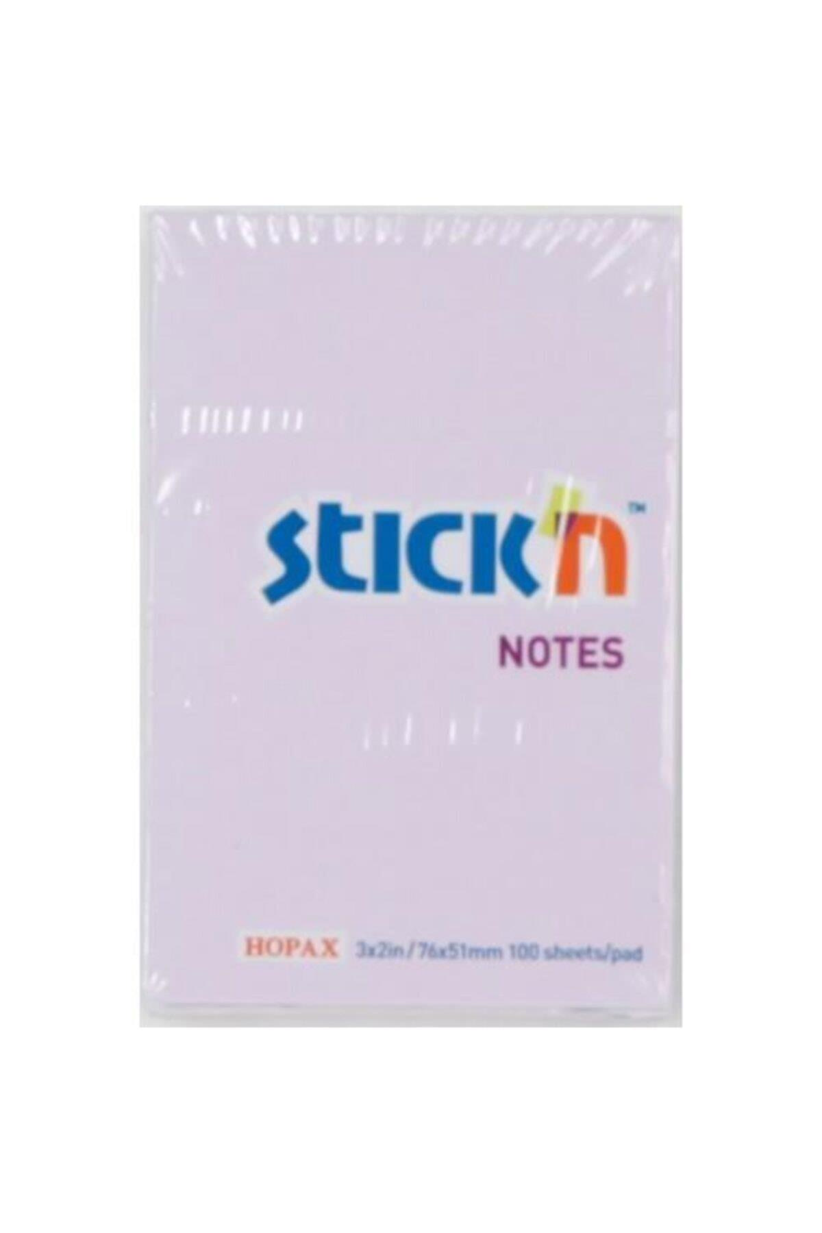 Hopax Stıckn Yapışkanlı Not Kağıdı 76x51 Mm Pastel Lila 100 Yaprak