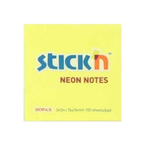 Gıpta Stickn Eco Notes 100 Yaprak Pastel Sarı Yapışkanlı Not Kağıdı 76 x 76 mm