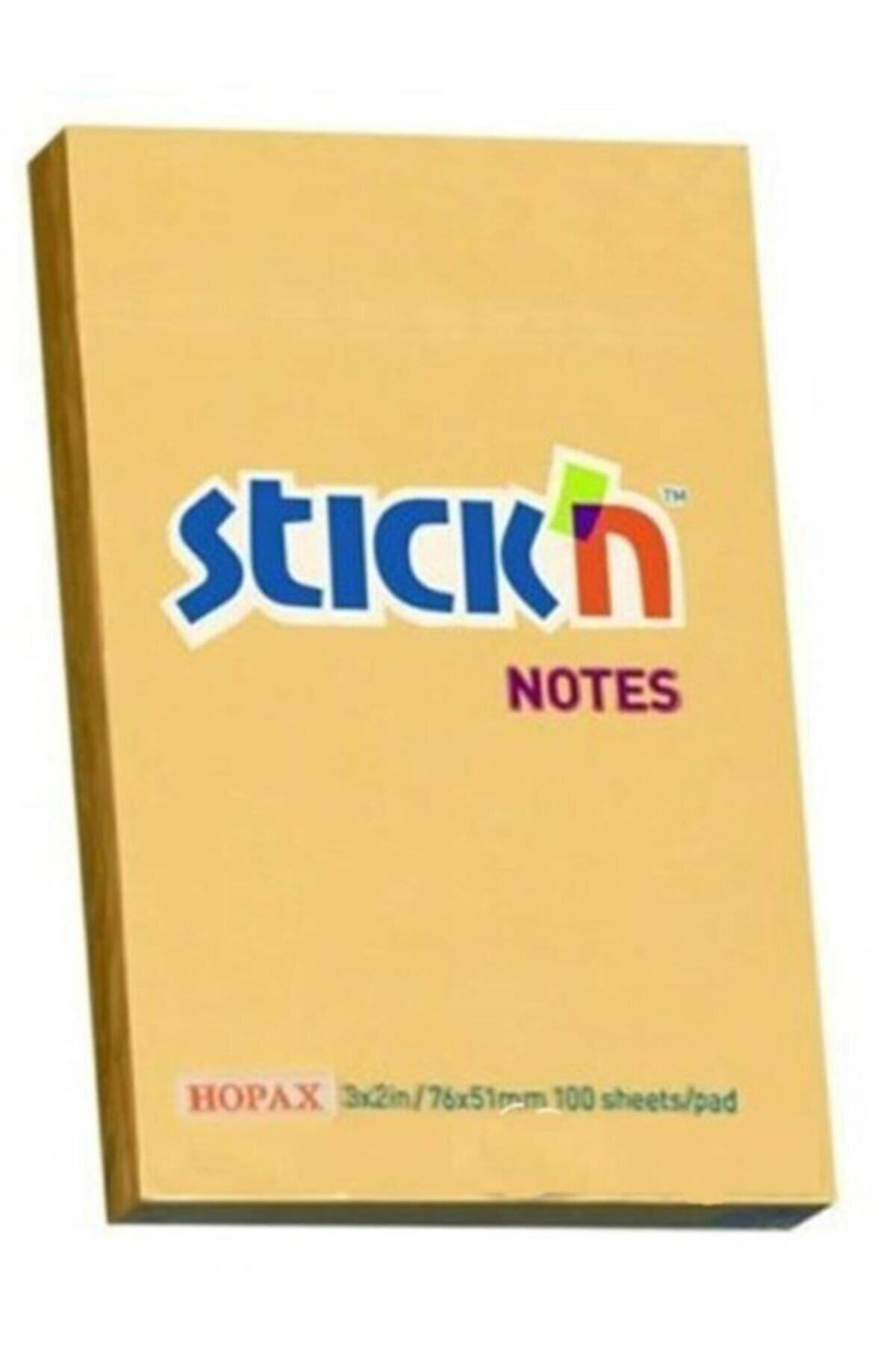 Hopax Stıckn Yapışkanlı Not Kağıdı 76x51 mm Pastel Kavun İçi 100 Yaprak