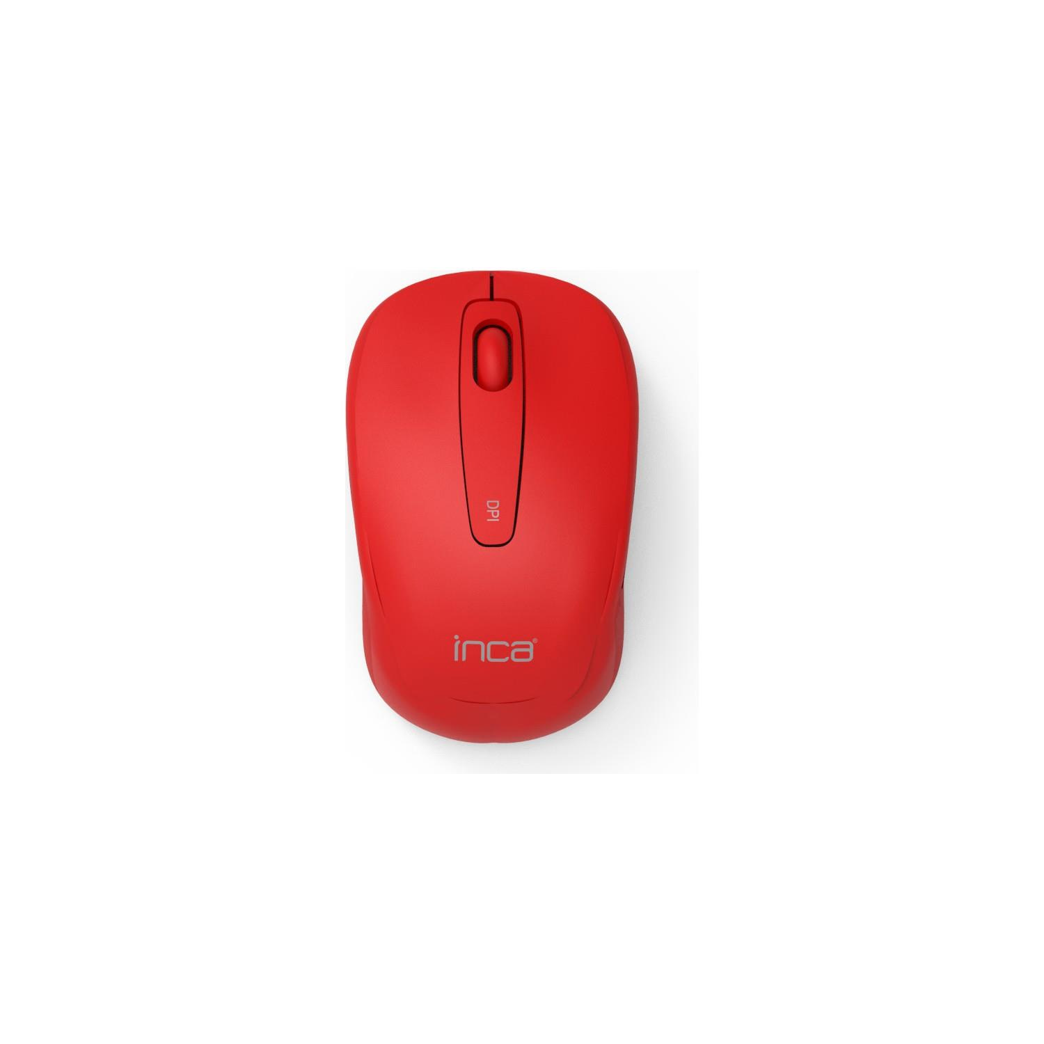 Inca IWM-331RK Silent Wireless Mouse Sessiz Kırmızı