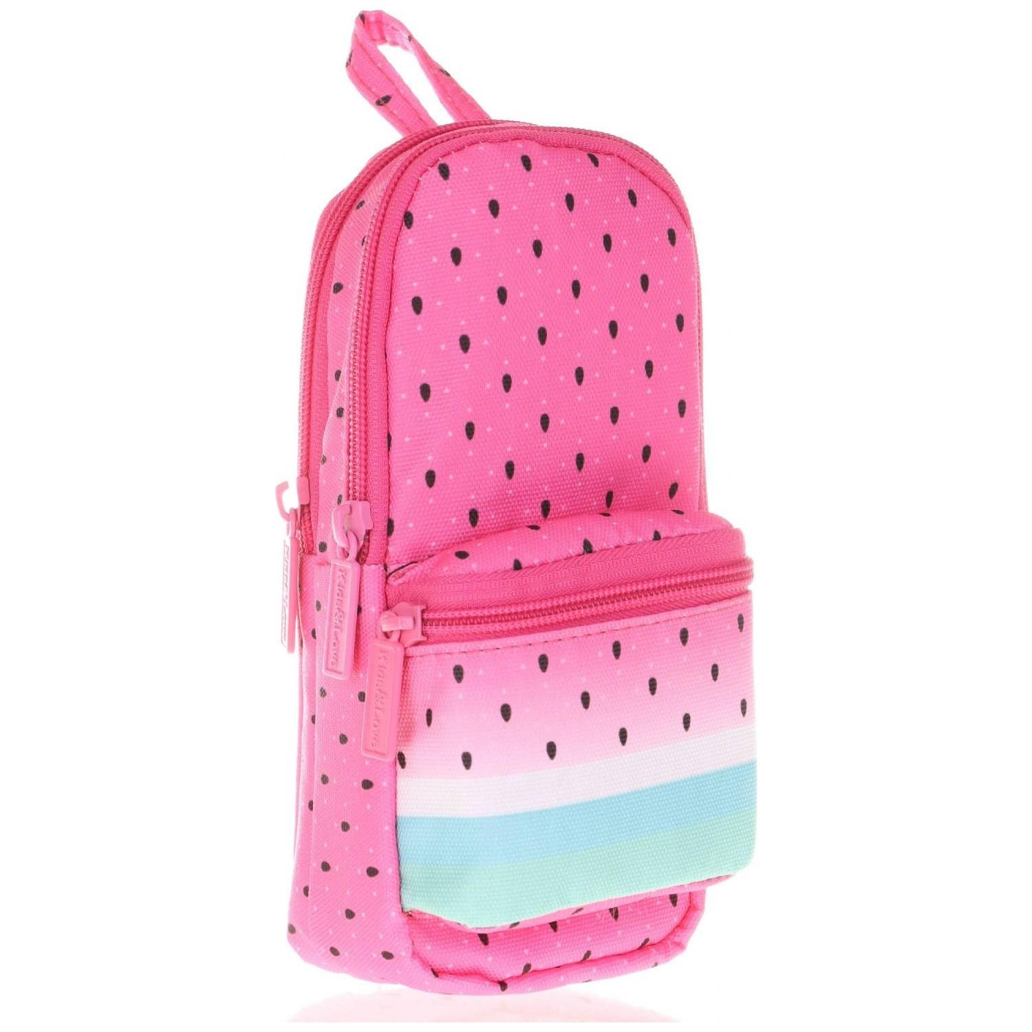 Kaukko Kalem Çantası Layer Junior Bag Watermelon Üç Bölmeli Kalem Çantası