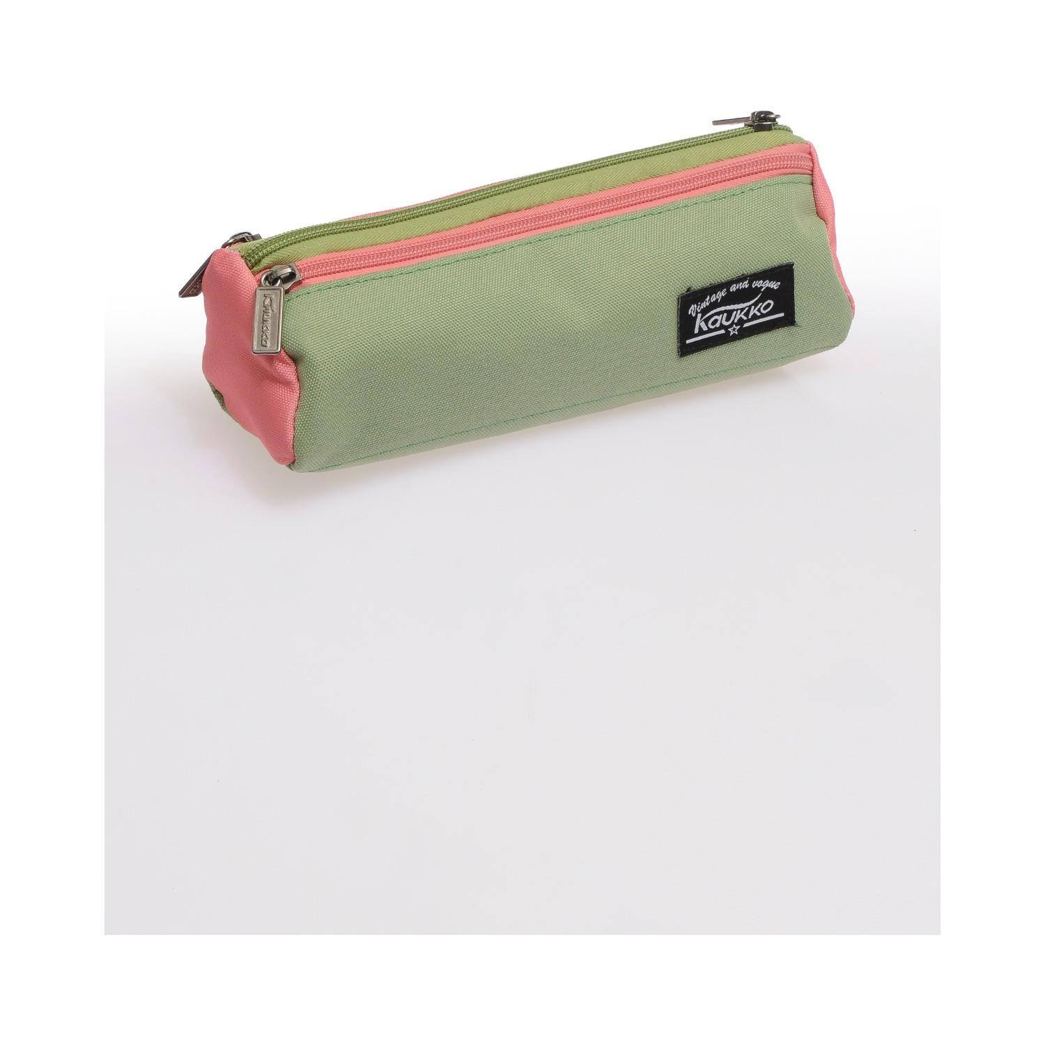 Kaukko Wichlight Kalem Çantası (Kalemlik) Su Yeşili-Pembe