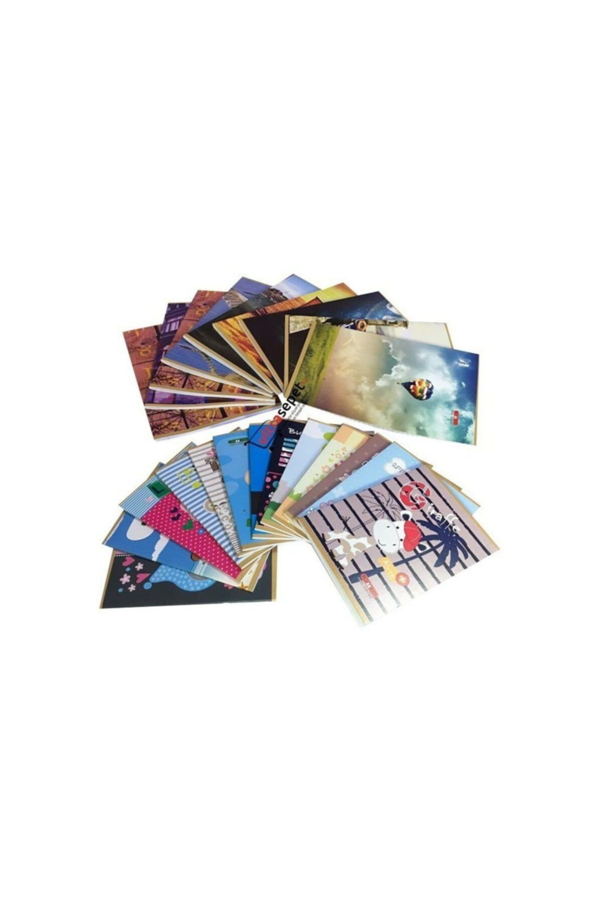 Komeks A5 Dikişli Kaye Defter Karton Kapak Kareli 40 Yaprak (240 Li Paket)