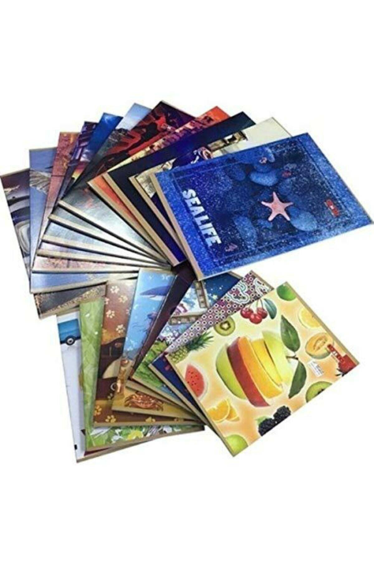 Komeks A4 Dikişli Kaye Defter Plastik Kapak Kareli 40 Yaprak 40/4 (12 Li Paket)
