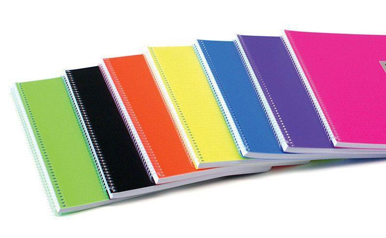 Komeks Spiralli Defter Plastik Kapak Kareli 144 Yaprak Haritametod (6 Lı Paket)
