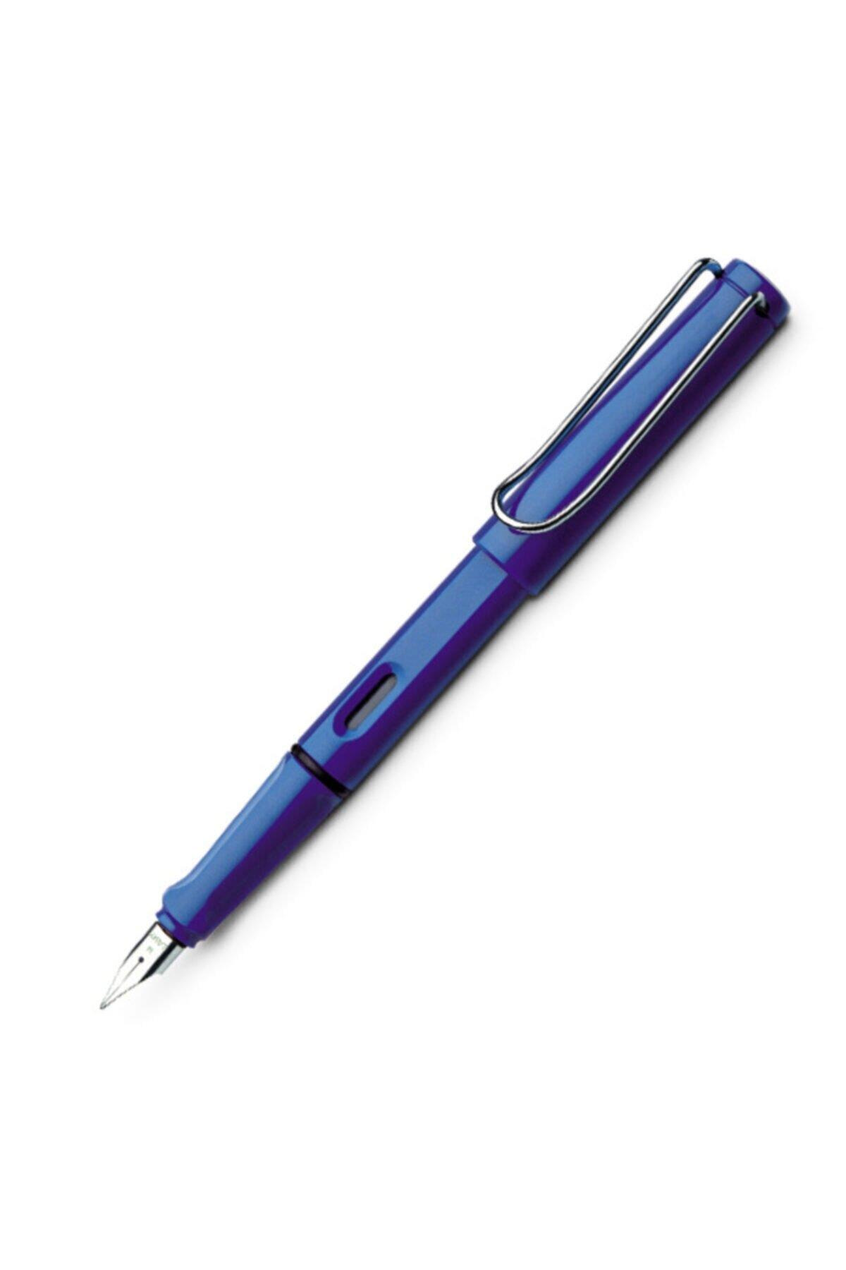 Lamy Dolma Kalem Safari Metal Klips M Uç Mavi Dolma Kalemi
