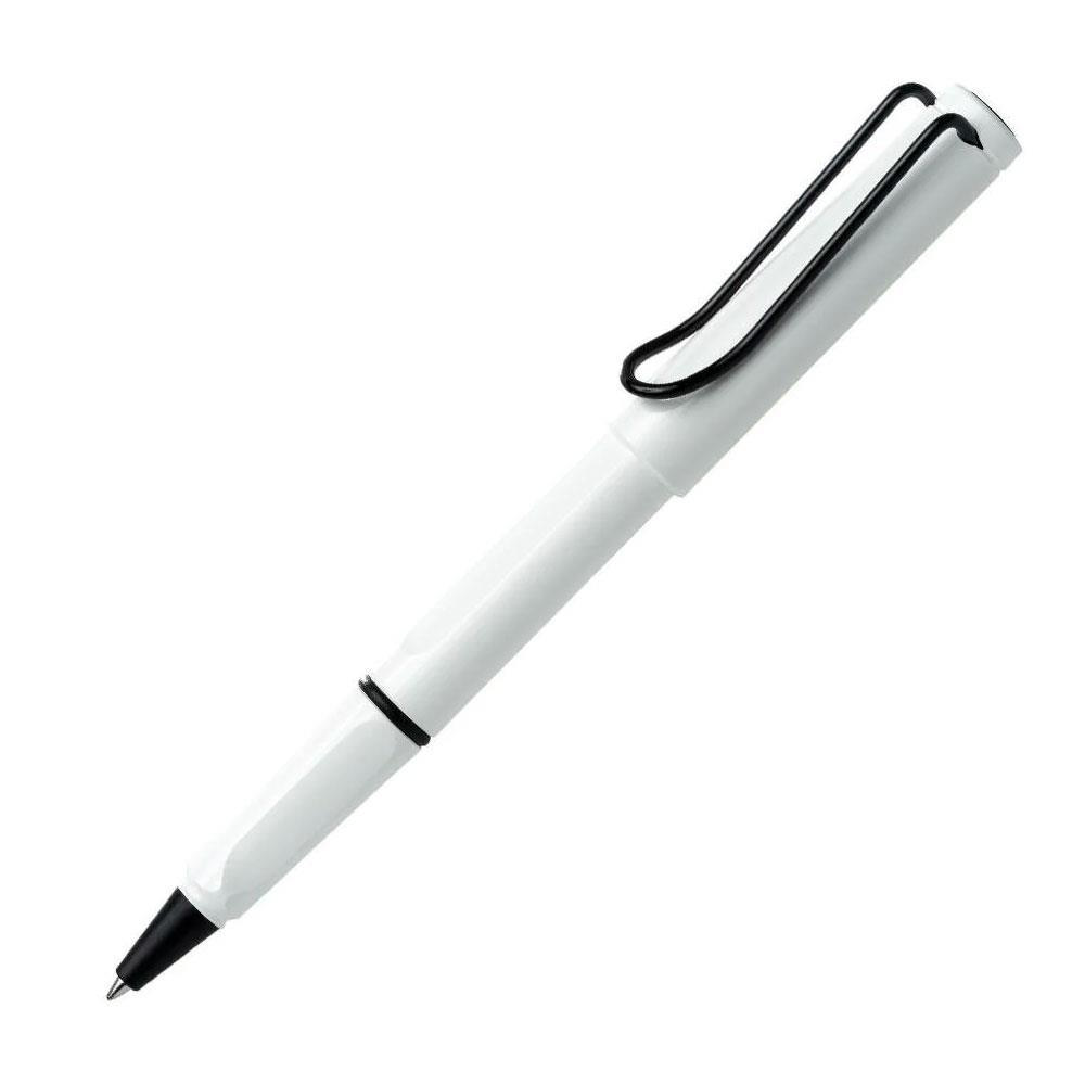 Lamy Roller Kalem Safari Siyah Renk Klips Beyaz Roller Kalem