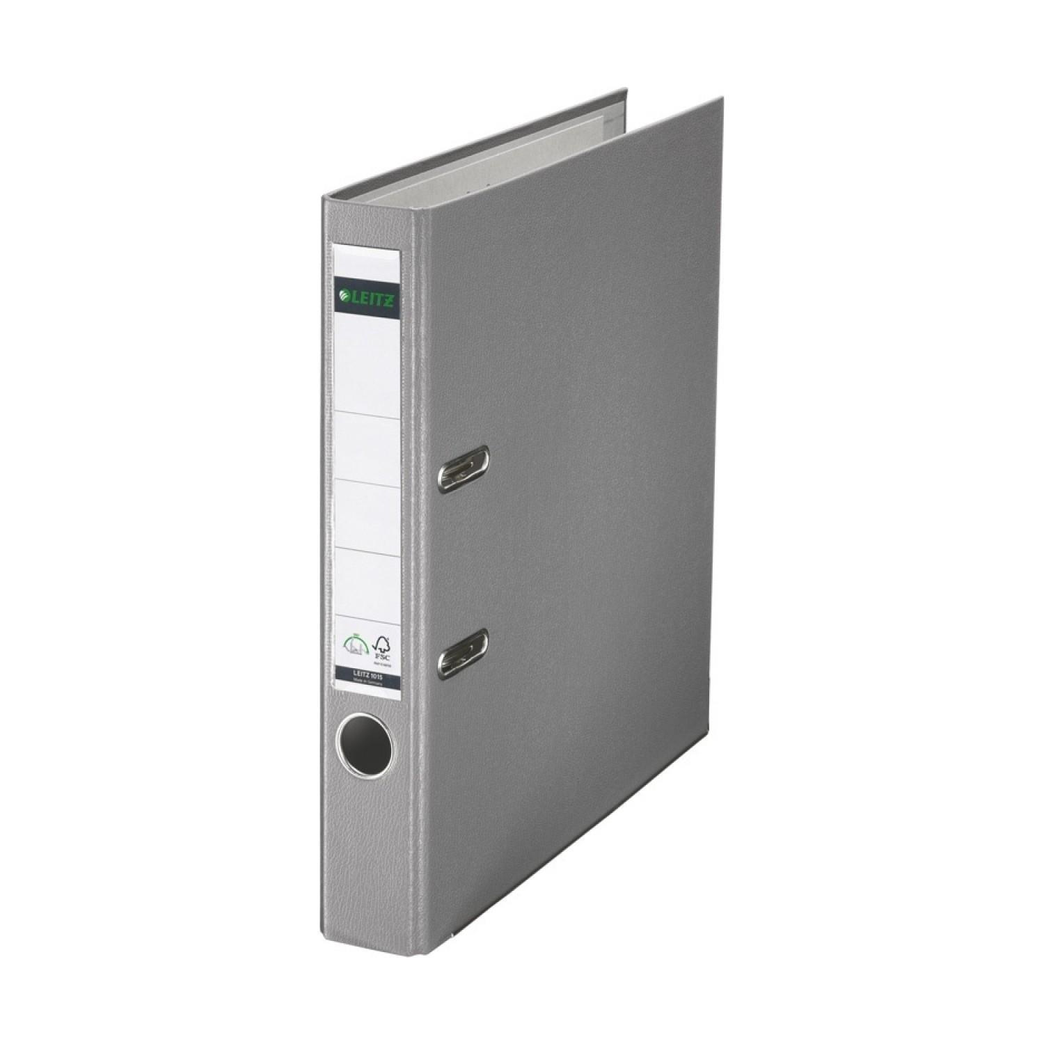 Leitz Büro Klasör Dar Plastik Gri Dar Plastik Klasör