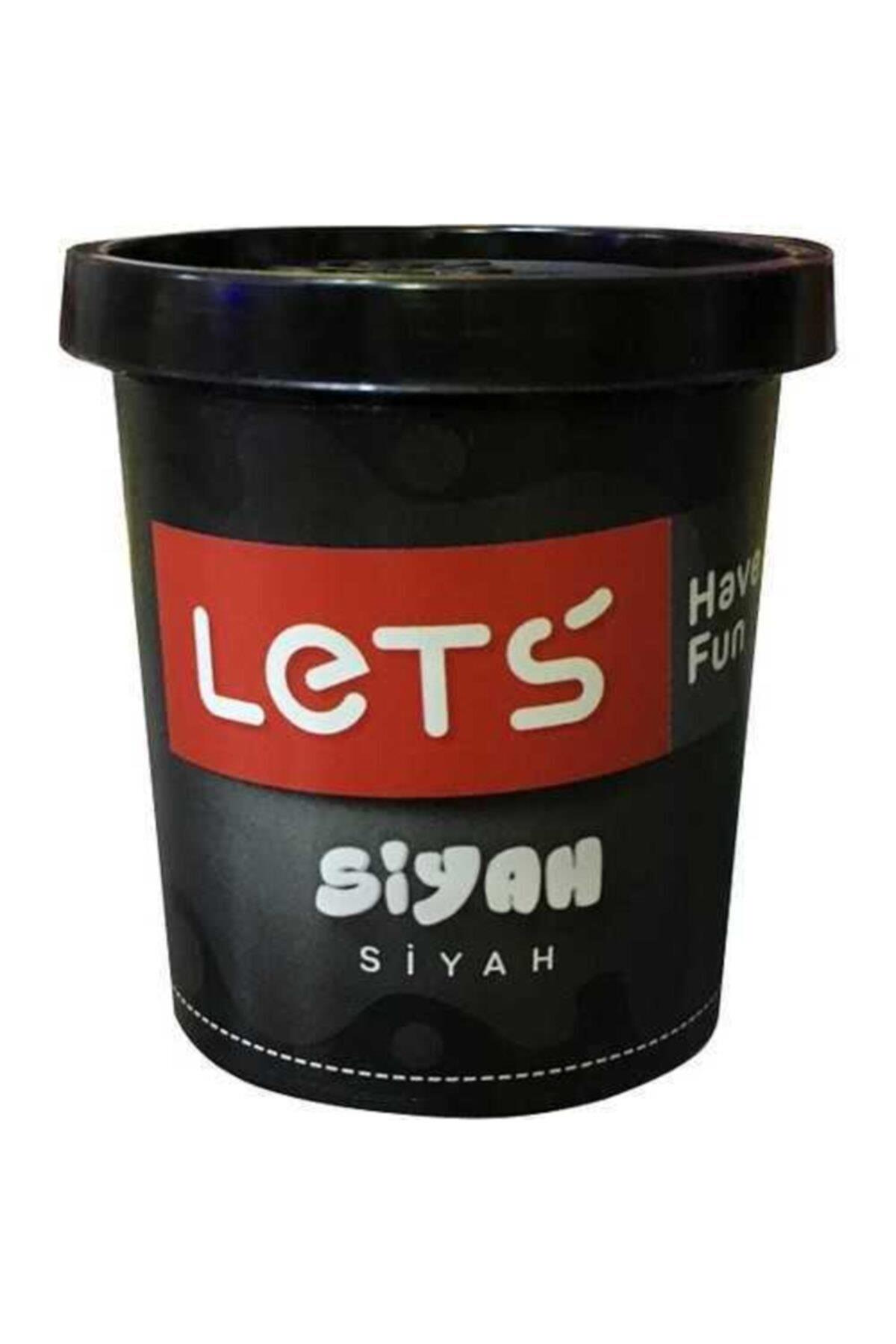 Lets Tek Renk Siyah Oyun Hamuru 115 Gram Oyun Hamuru