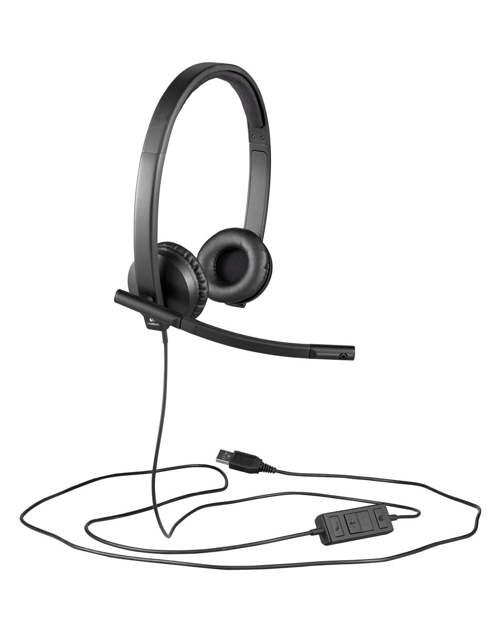 Logitech Stereo Usb Çift Taraflı Headset Mikrofonlu Kulaklık