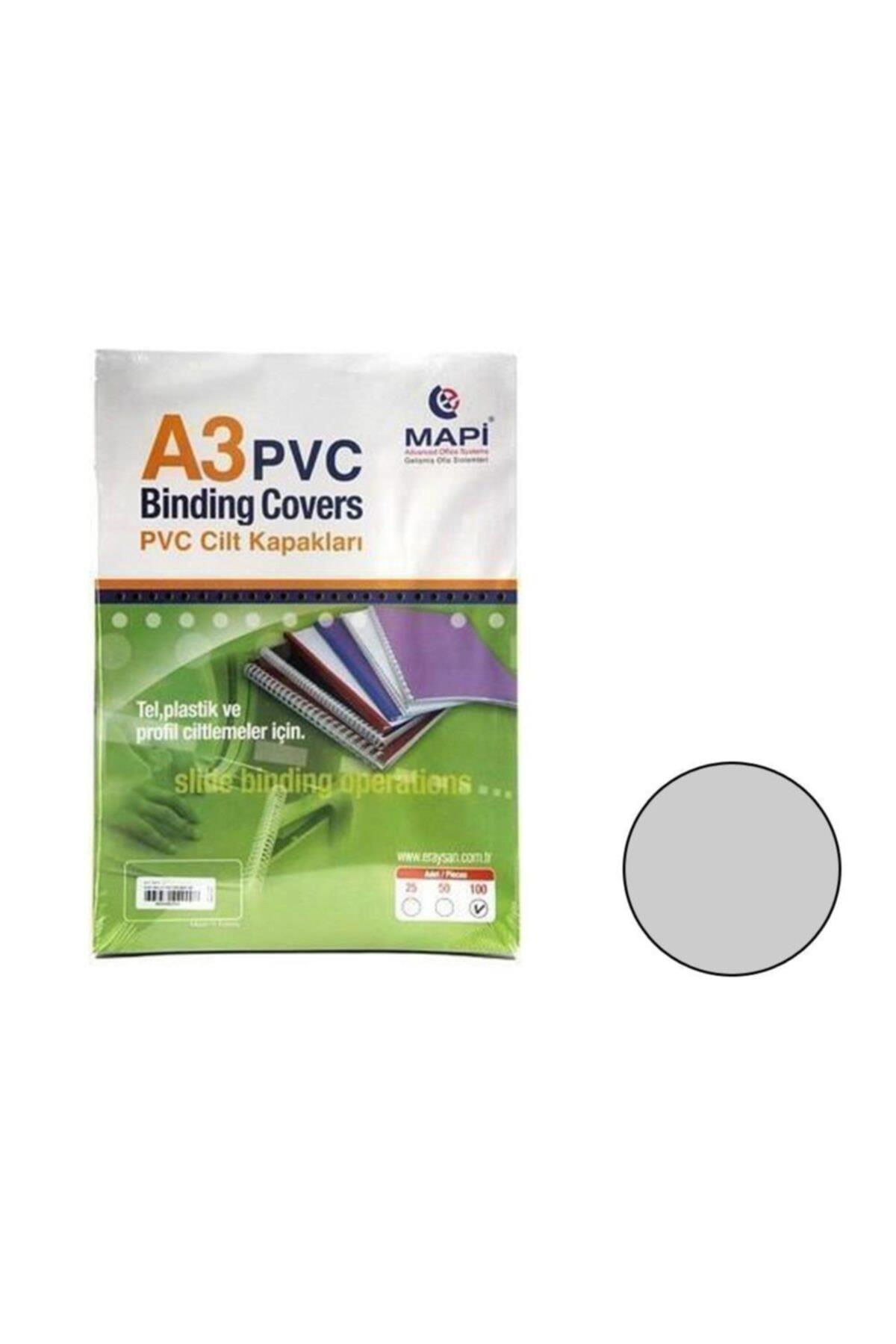 Mapi A-3 Cilt Kapağı Plastik Opak 160 Micron Şeffaf (100 Lü Paket)