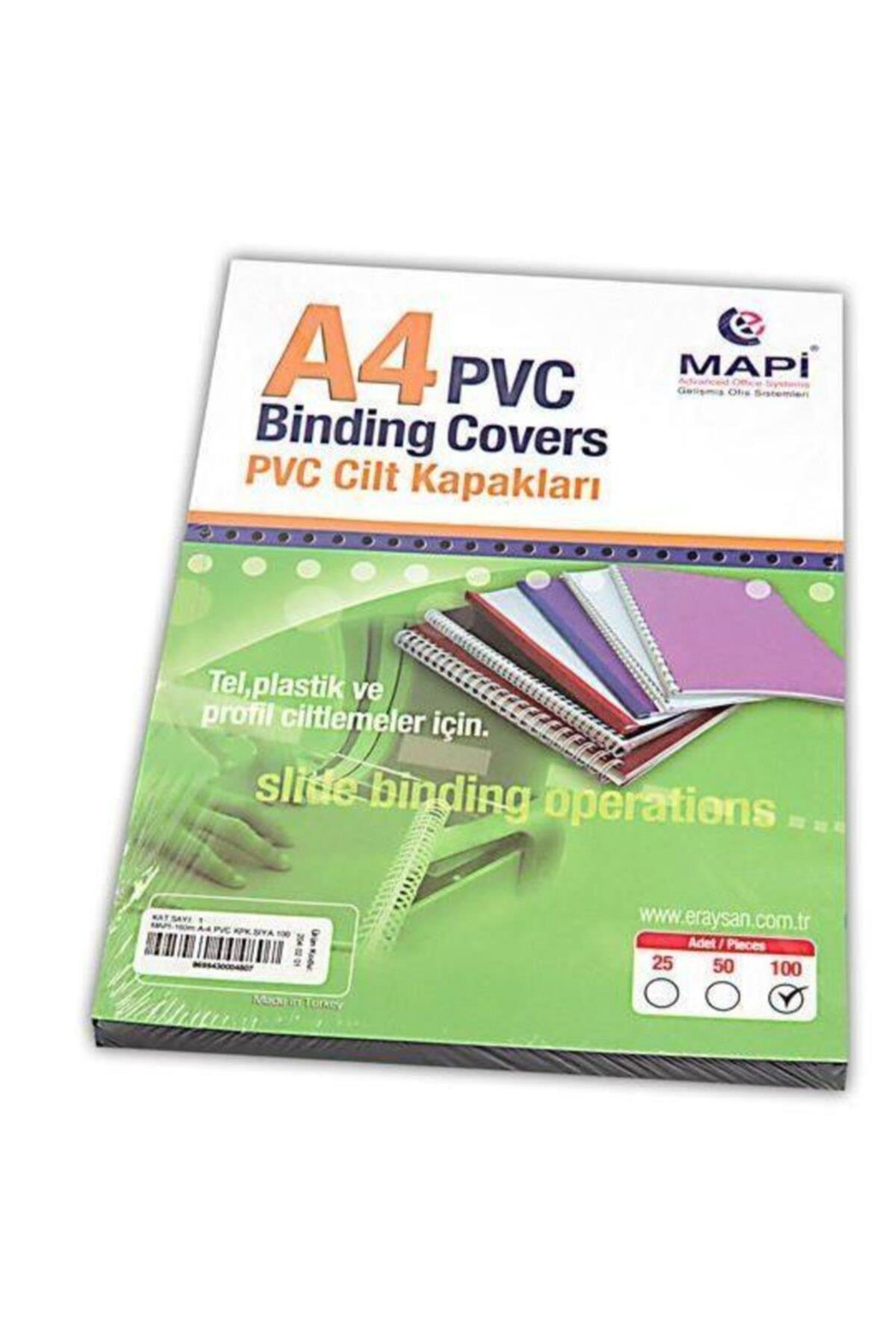 Mapi A4 Pvc Opak Cilt Kapağı 160 Micron 100'lü Paket Mavi