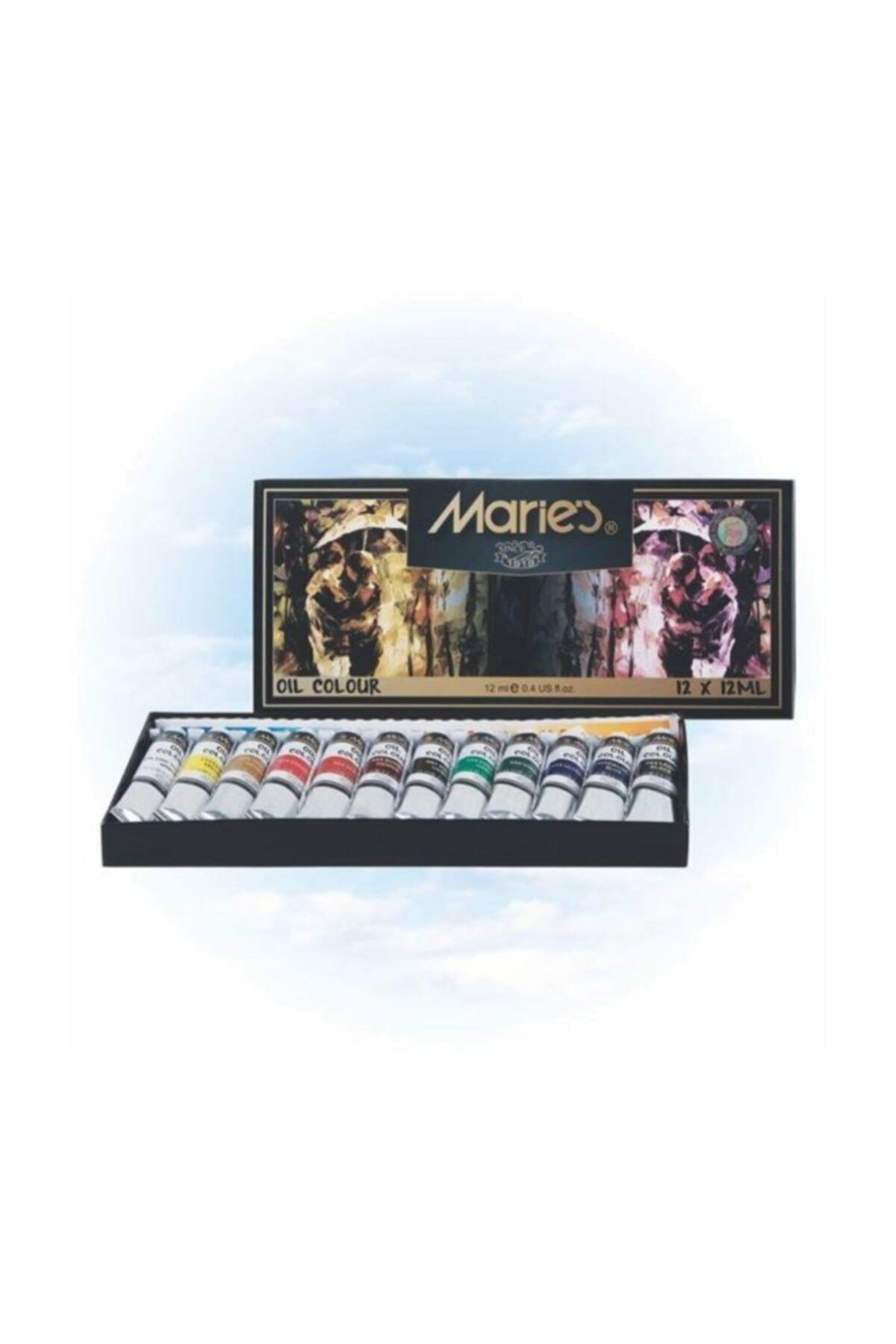 Maries Yağlı Boya 12 Lİ 12 ML 1381B