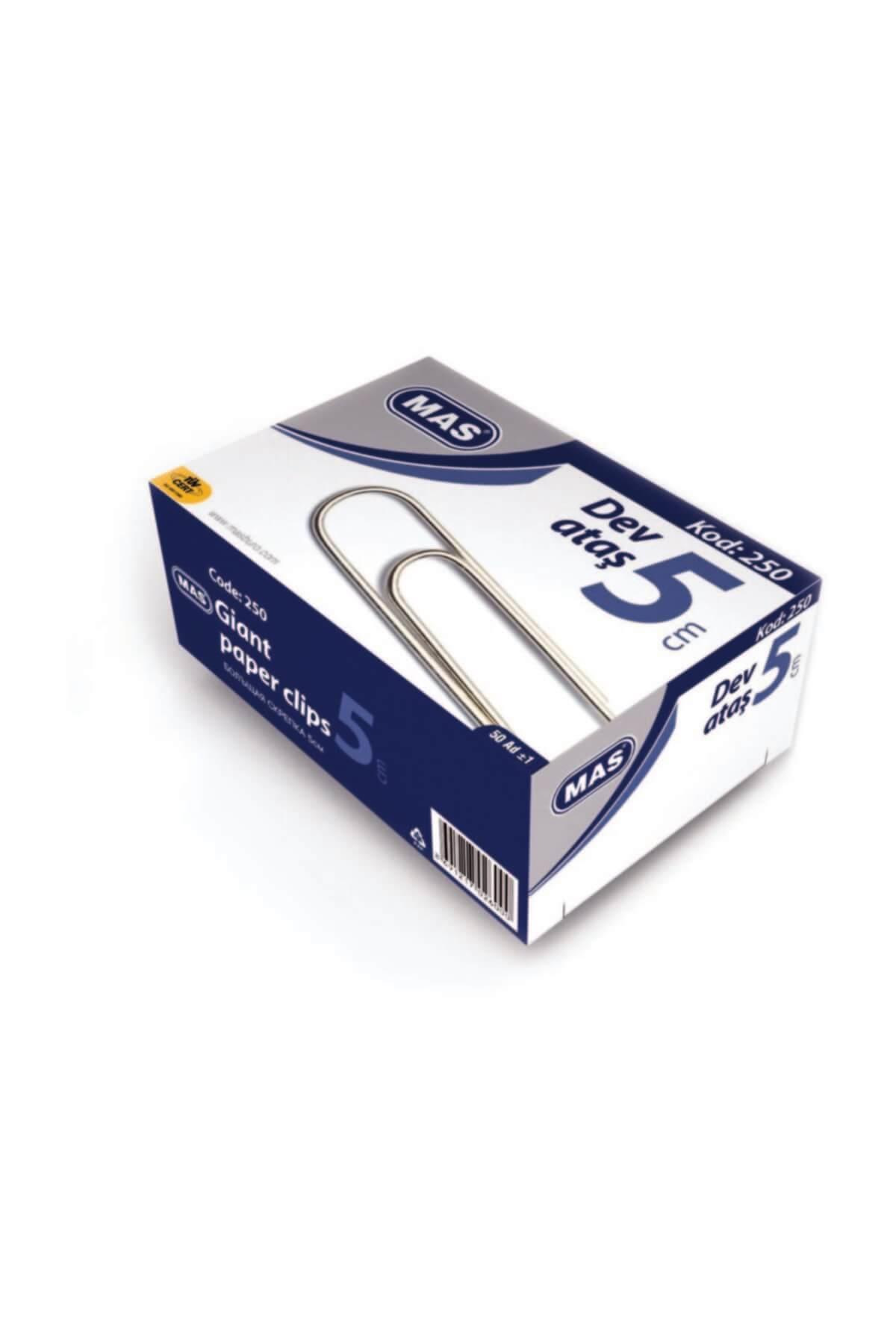 Mas Ataş Dev 5 CM Metal Büyük Ataş (1 Paket 18 Kutu)