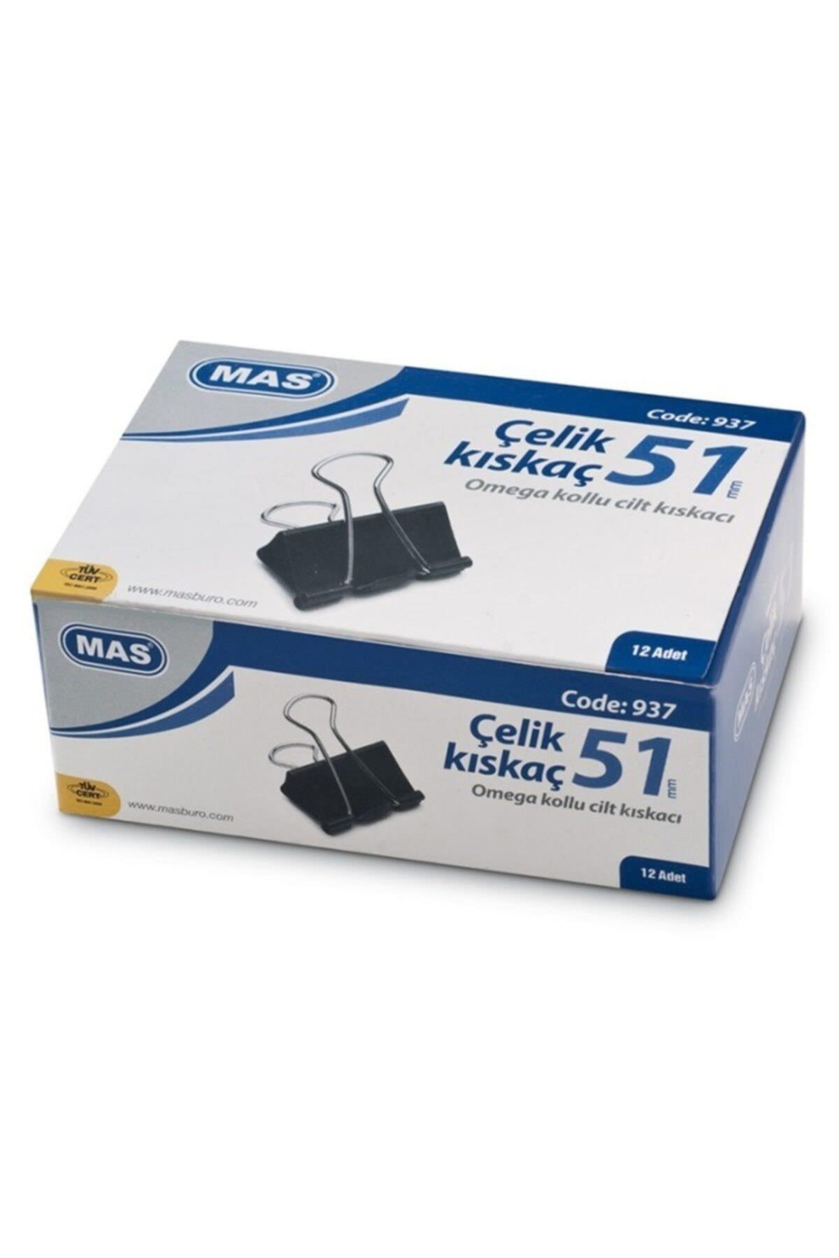 Mas Kıskaç (Klips) Omega Çelik 51 MM 12'Li