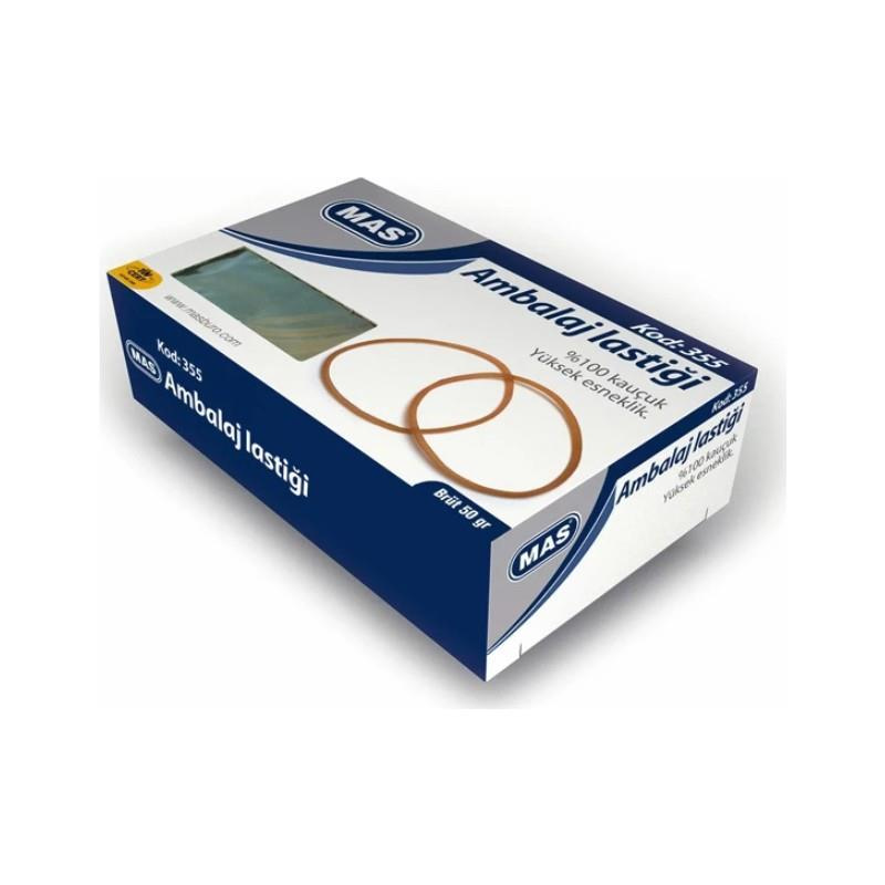 Mas Lastik Kutu Midi %100 Kauçuk 50 Gram Paket Lastiği Midi