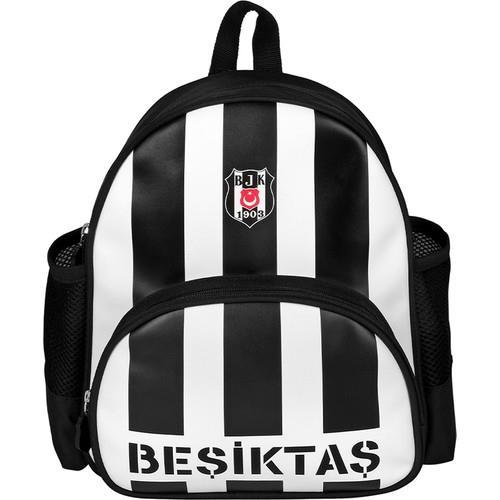 Beşiktaş Lisanslı Me Collection Çubuklu Anaokul Çantası Siyah