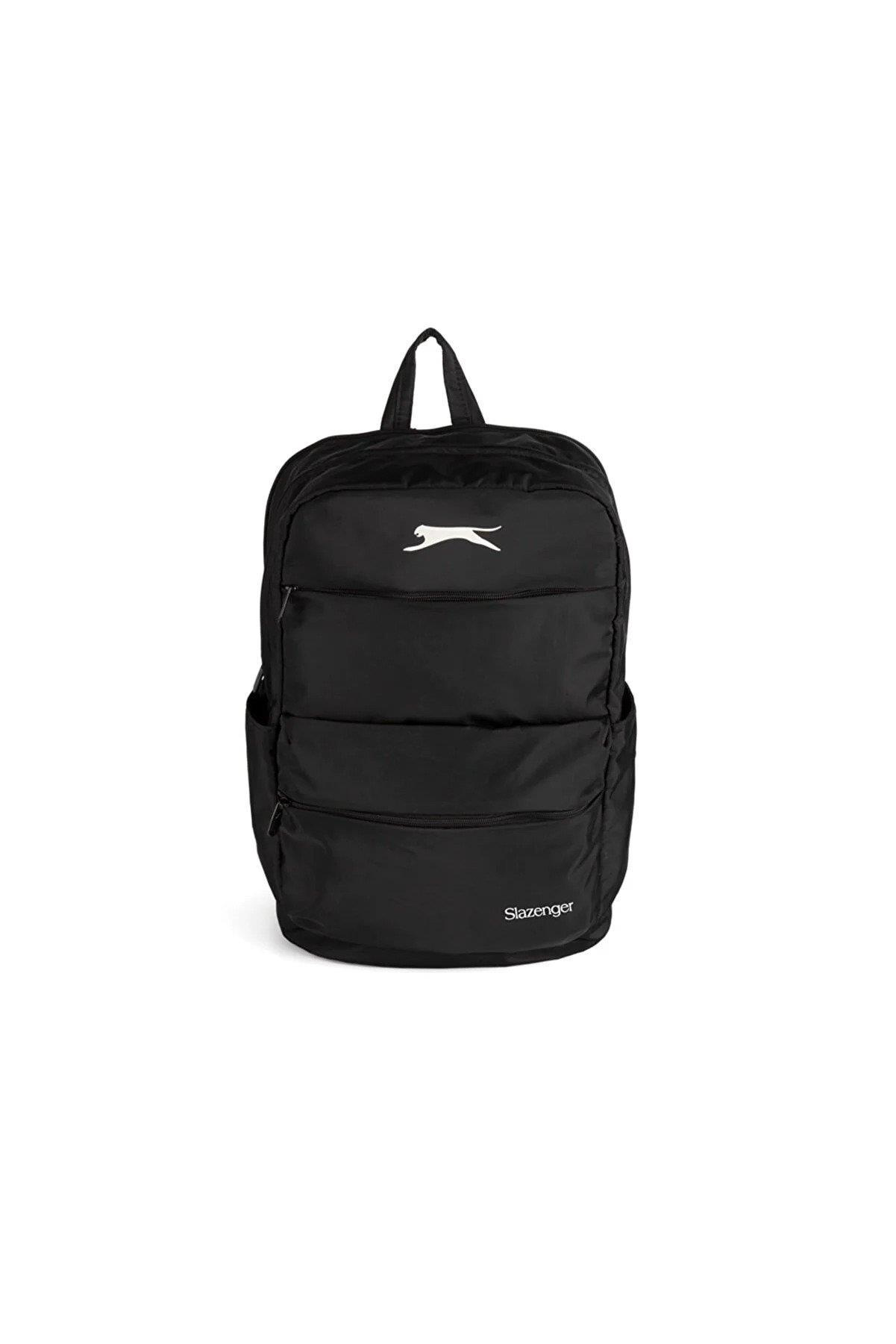 Me Sırt Çantası Slazenger Traveller Siyah Laptop Bölmeli Okul Sırt Çantası