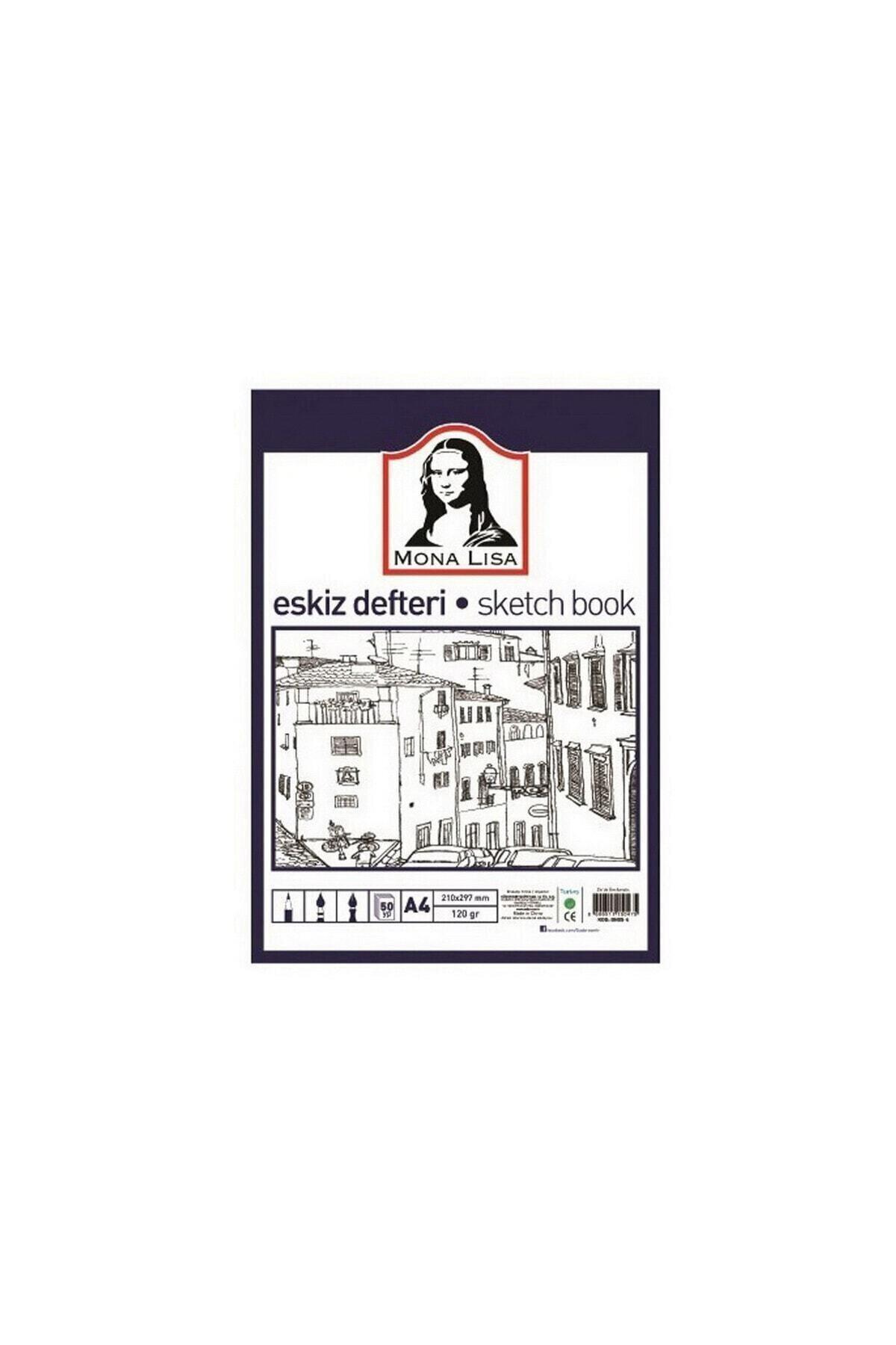 Monalisa Eskiz Defteri A4 120 Gram 50 Yaprak