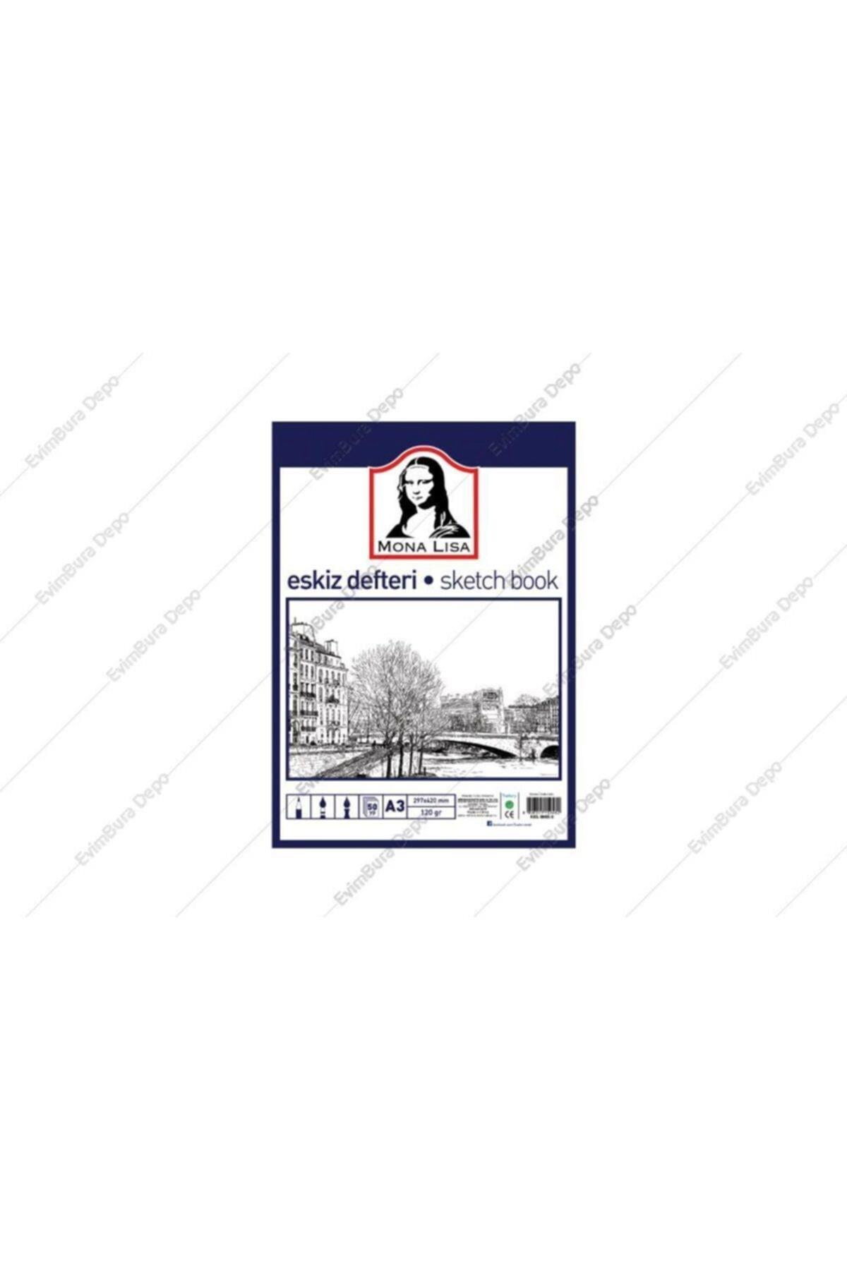 Monalisa Eskiz Defteri Telli A3 120 GR 50 YP MN13-3