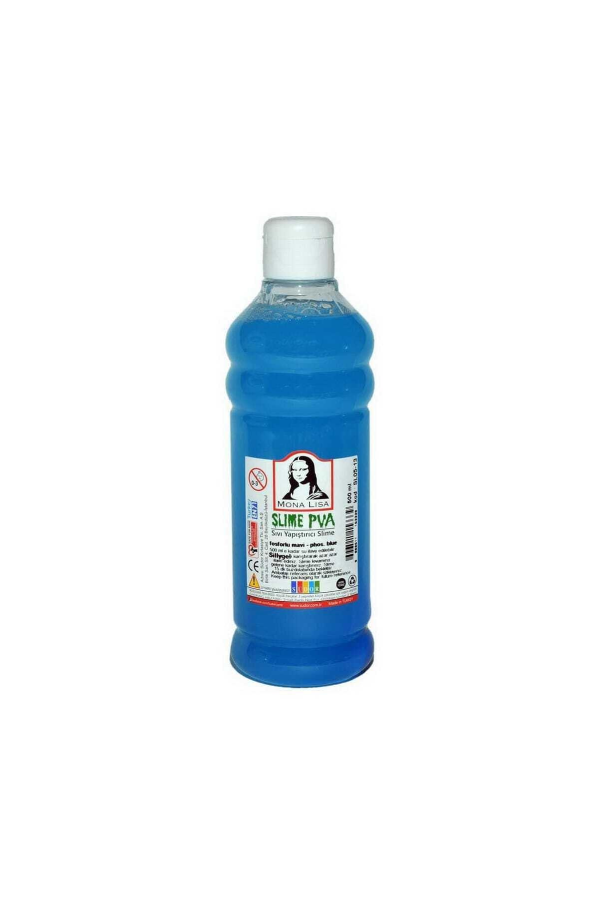 Monalisa Sıvı Yapıştırıcı Slime 500 ML Fosforlu Mavi Slaym