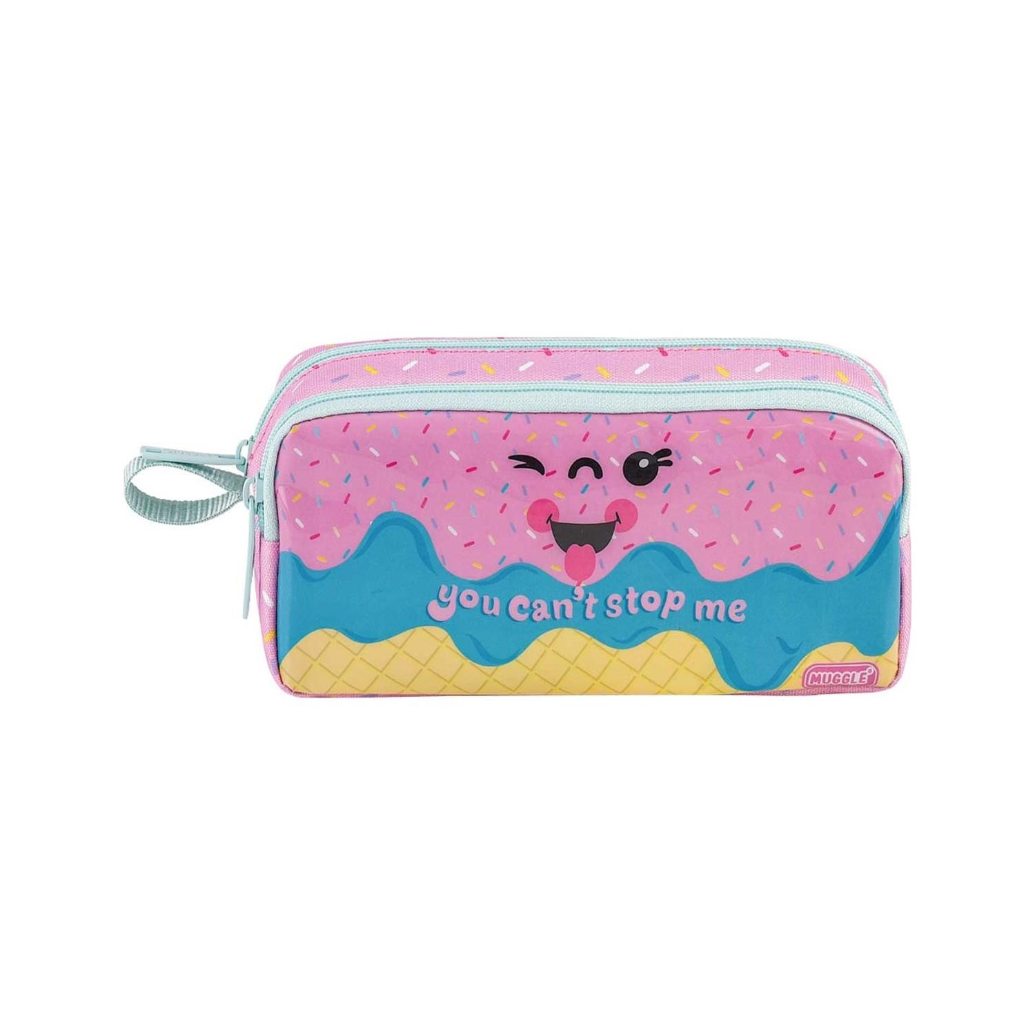 Muggle Kalem Çantası Pink Ice Cream Pembe Kalem Kutusu