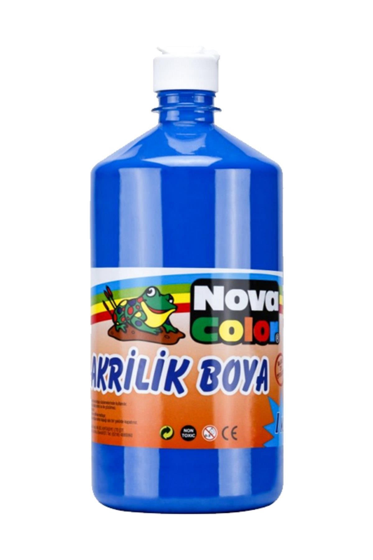 Nova Color Akrilik Boya 1 KG Mavi NC-223