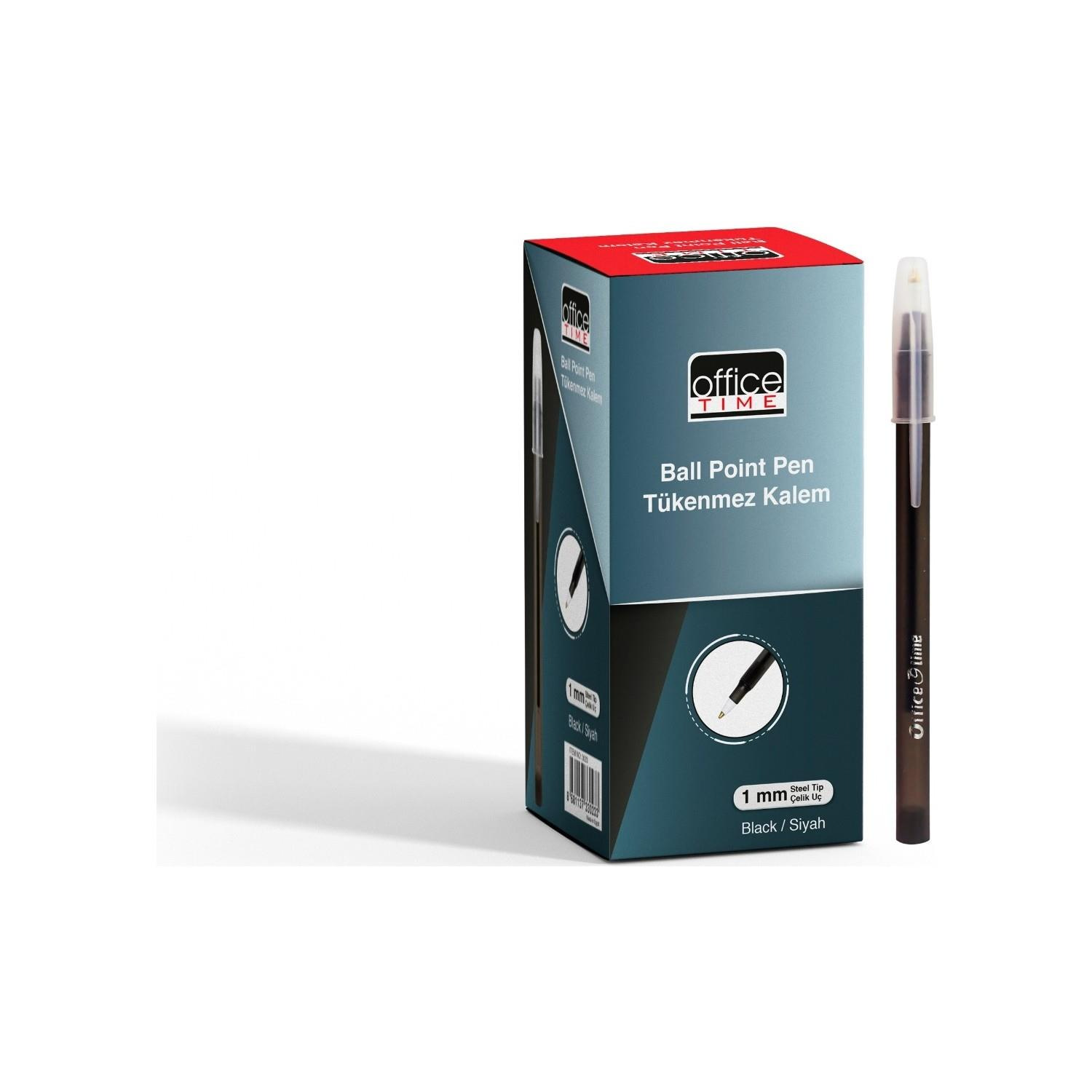Office Time Tükenmez Kalem Siyah (50 Li Kutu)
