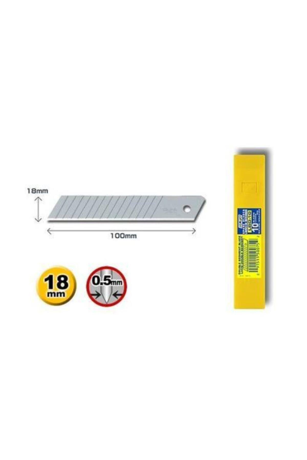 Olfa Maket Bıçağı Yedek Geniş LB-10 (10 Lu Tüp)