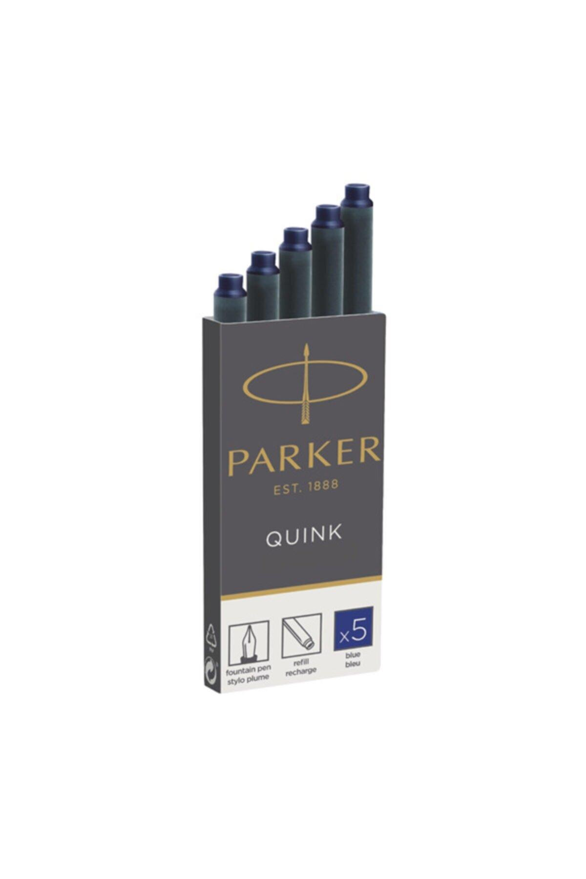 Parker Quink 1950384 Dolma Kalem Kartuşu Mavi 5 Li Kutu x 20 Paket