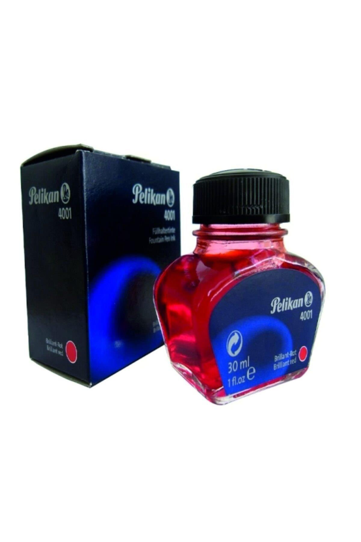 Pelikan 4001 Dolma Kalem Mürekkebi 30 ML Kırmızı