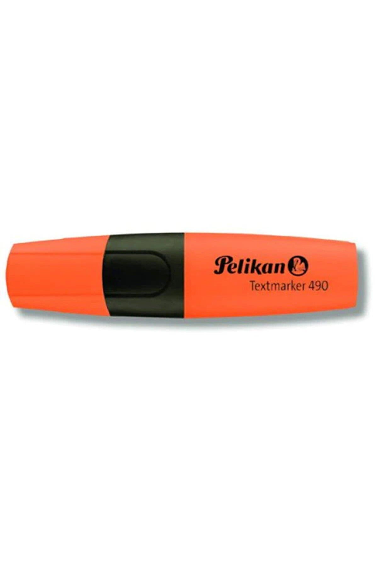 Pelikan Fosforlu Kalem Pastel Turuncu (10 Lu Paket)