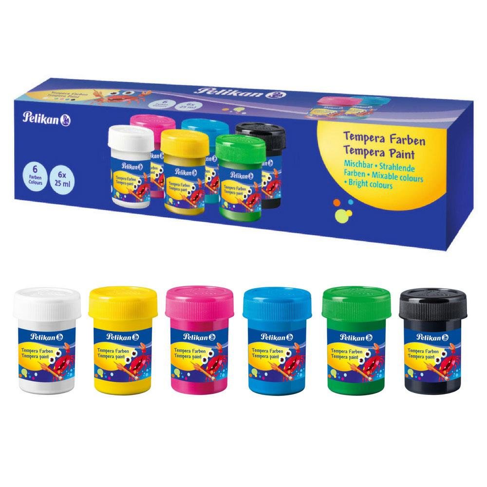 Pelikan Guaj Boya 6 Renk 6 x 25 ML Guaj Boya