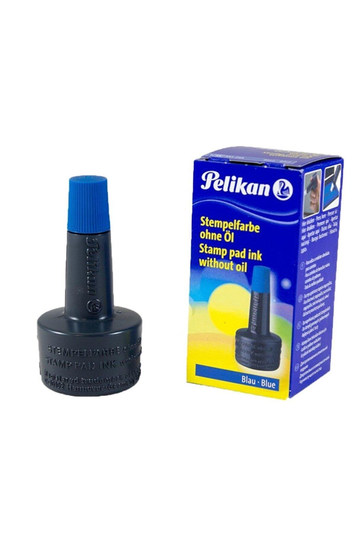 Pelikan Istampa Mürekkebi 28 ML Mavi (10 Lu Paket)