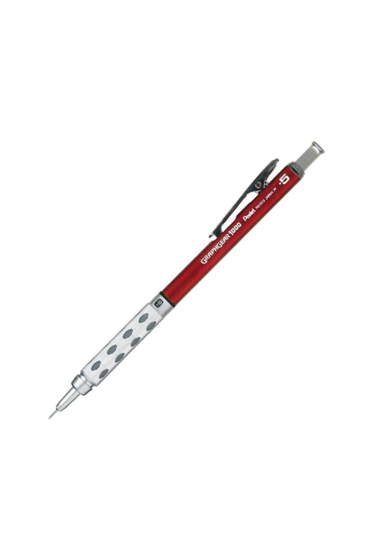 Pentel Graphgear 1000 0.5 Mm Mekanik Kurşun Kalem Kırmızı