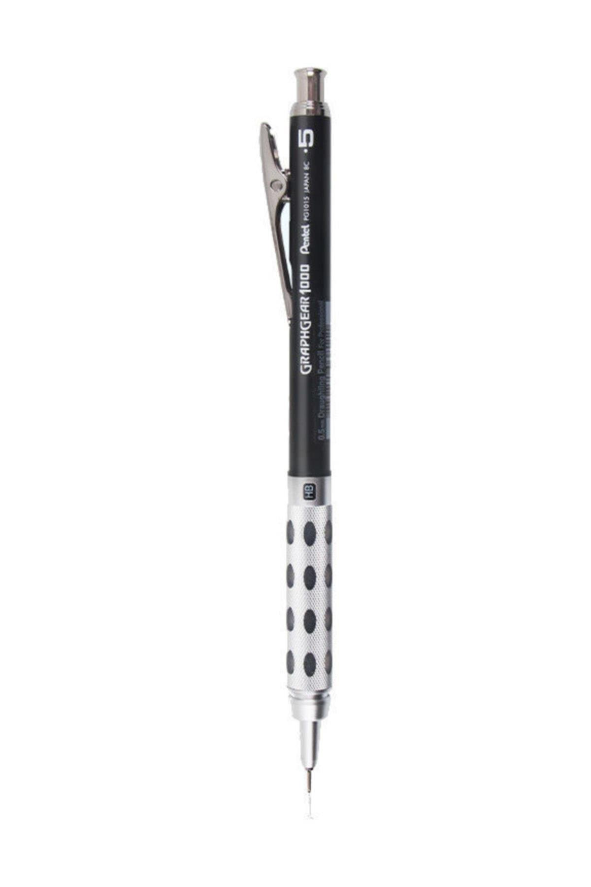 Pentel 0.5 Met.göv. Gizli Uç Tek.çiz. Ve Yazı Versatil Siyah