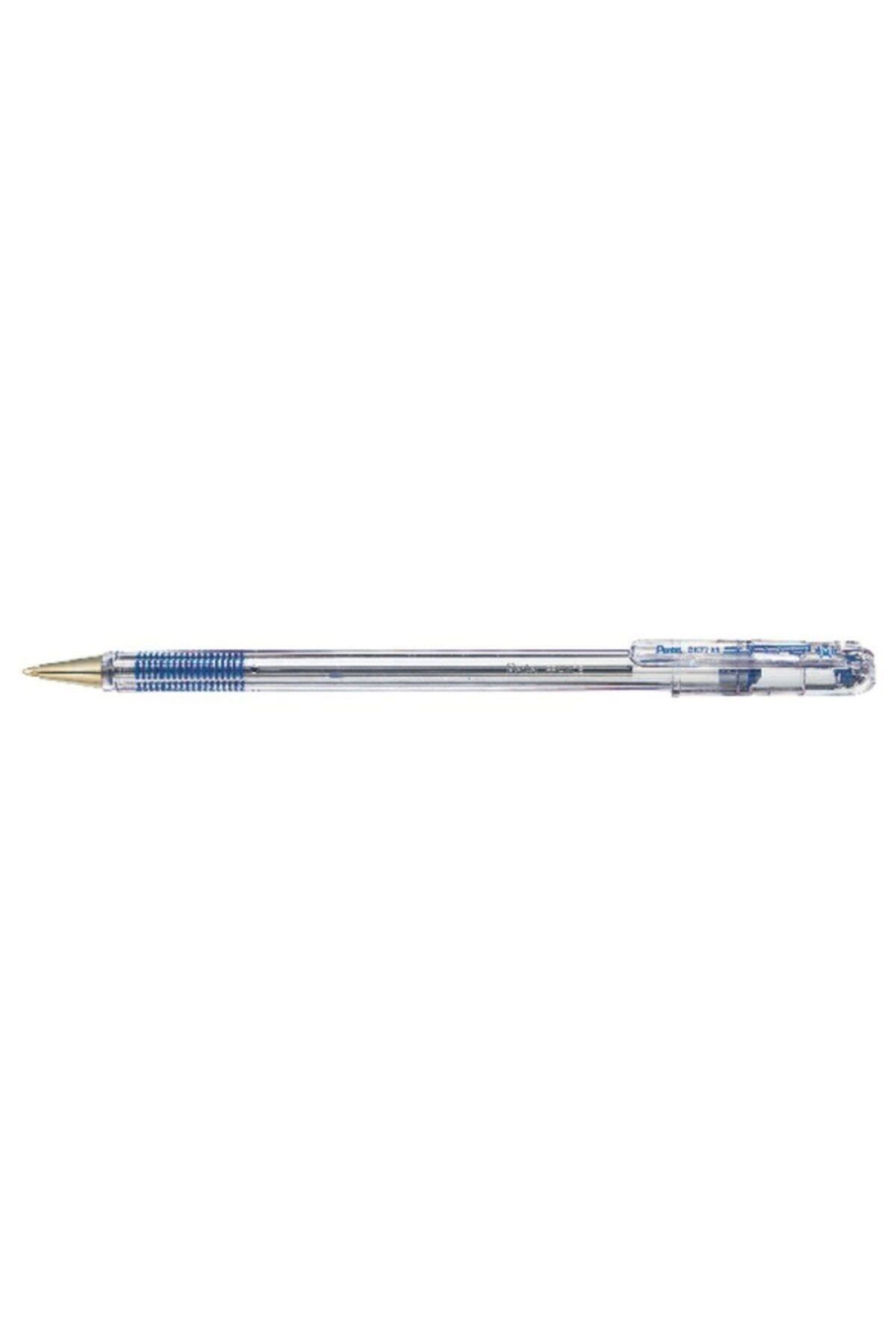 Pentel Tükenmez Kalem Superb Yağ Bazlı Roller Kalem 0.7 Mm Mavi BK77-C (12 Li Kutu)