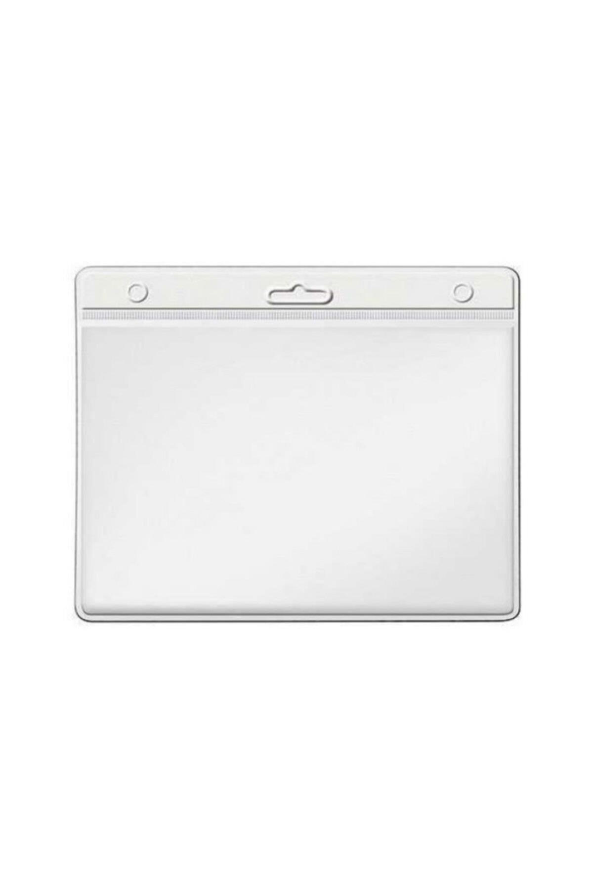 Persona Yaka Kartı Poşeti 10 X 7,5 Cm Şeffaf 100 Lü (1 Paket 100 Adet)