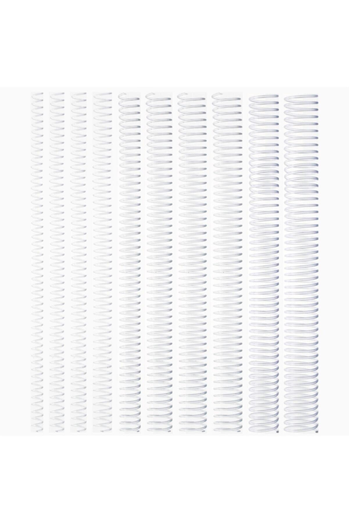 Plastik Helezon 20 Mm Şeffaf 100 Lü (1 Paket 100 Adet)