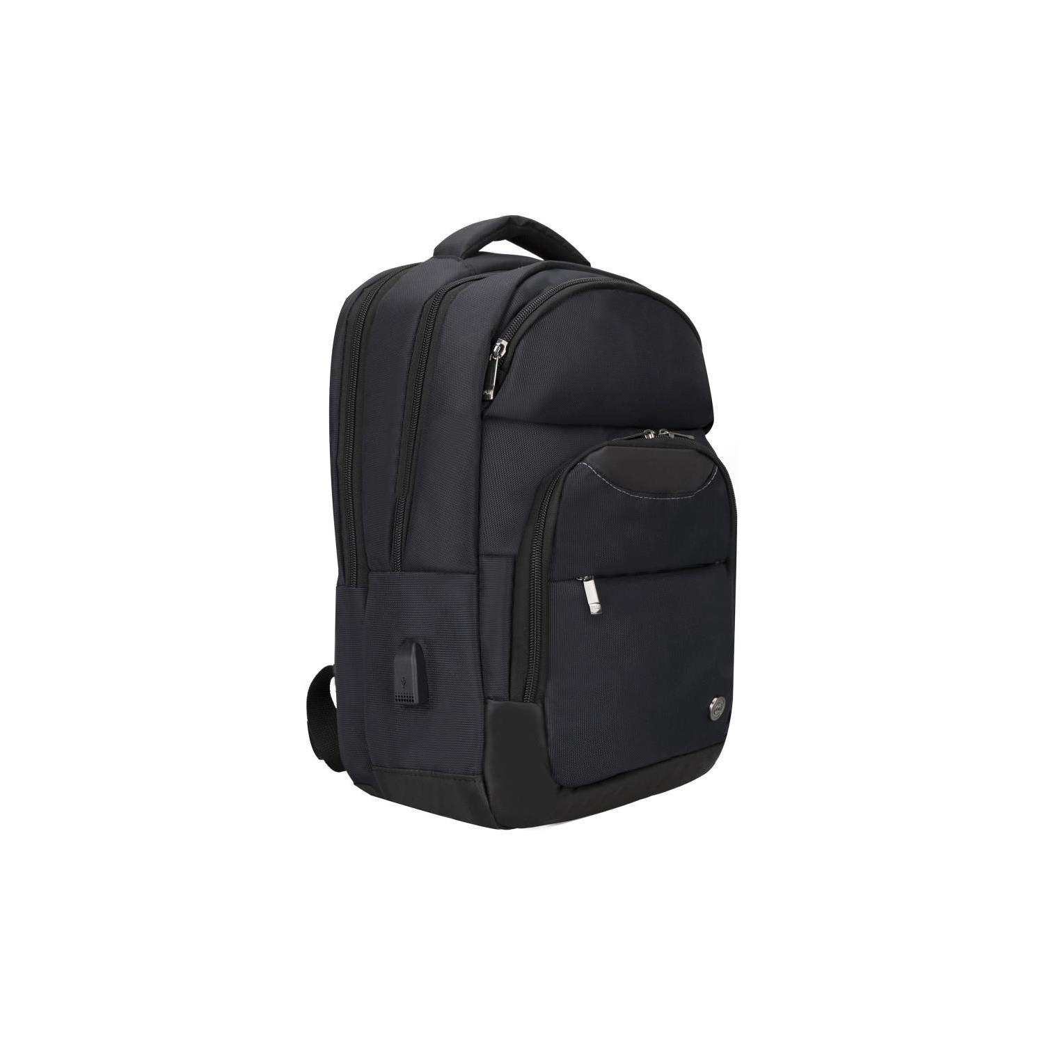 Plm Monza-Usb Notebook Sırt Çantası Siyah 15.6 Inch