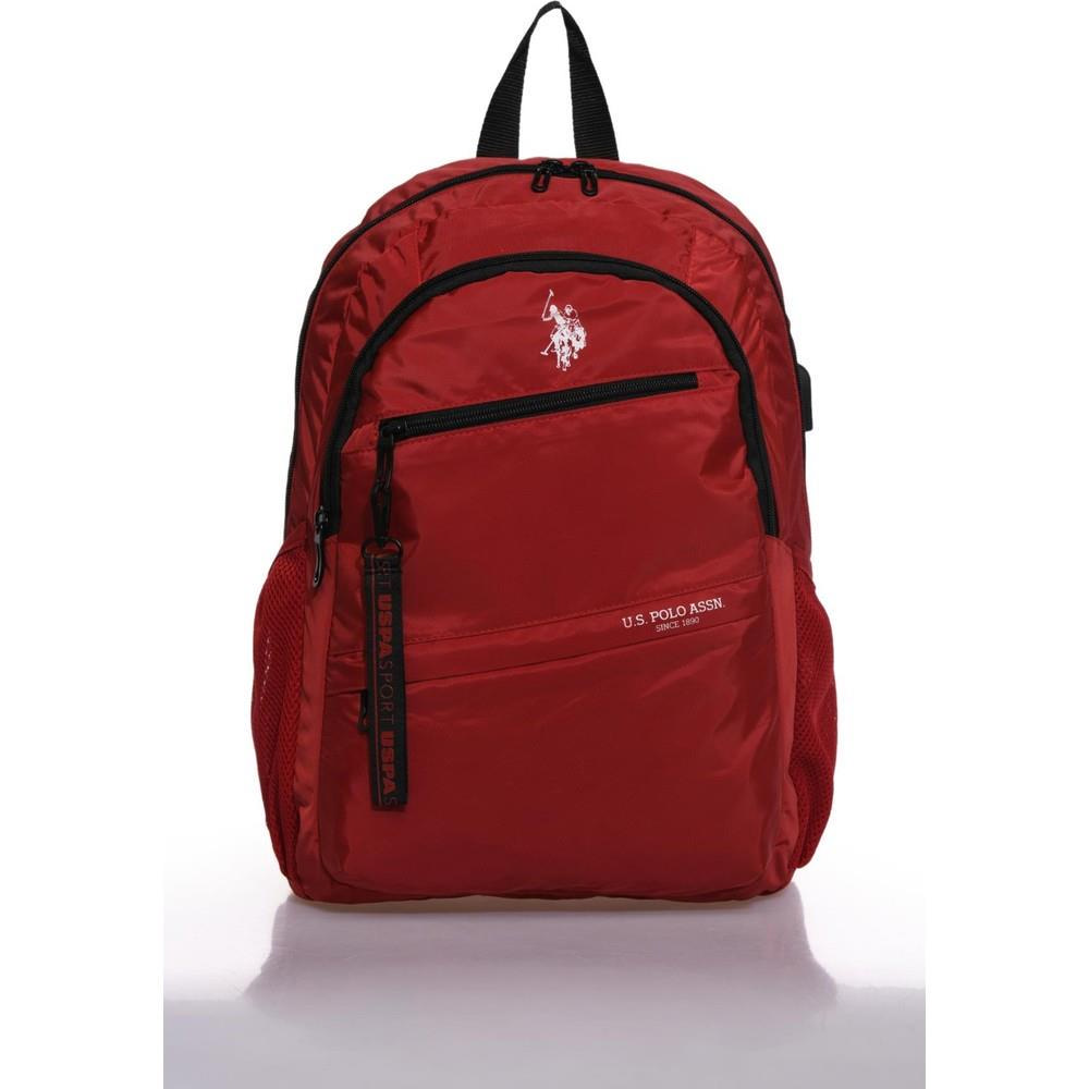 U.S. Polo Assn. Bordo Okul Sırt Çantası