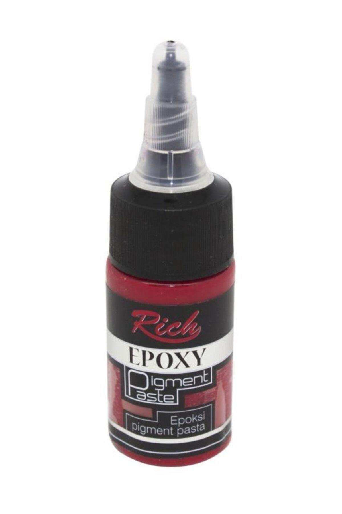 Rich Epoksi Pigment Pasta Opak 20 CC Bayrak Kırmızı