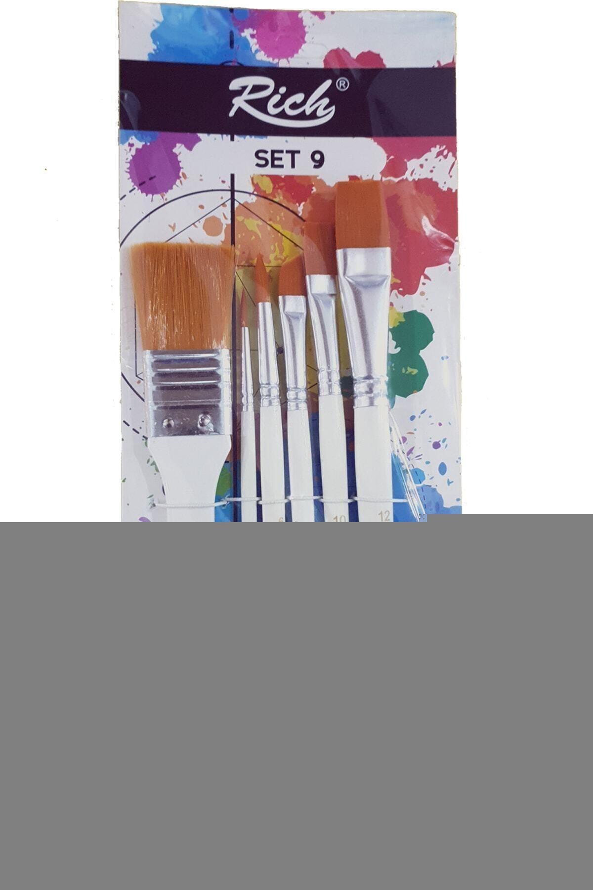 Rich Keep Smile Zemin Fırça 6'lı Set