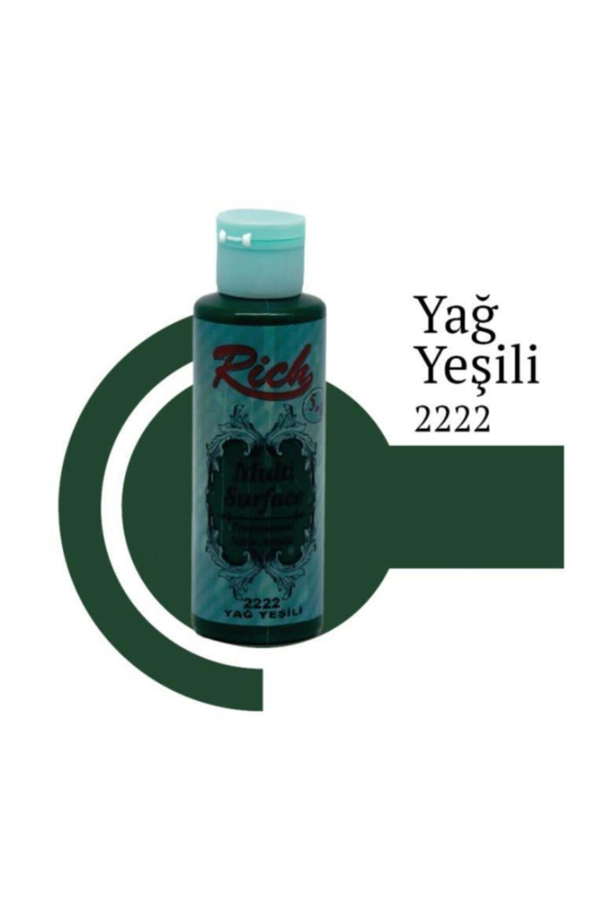 Rich Multi Surface Akrilik Boya 120 cc - 2222 Yağ Yeşili