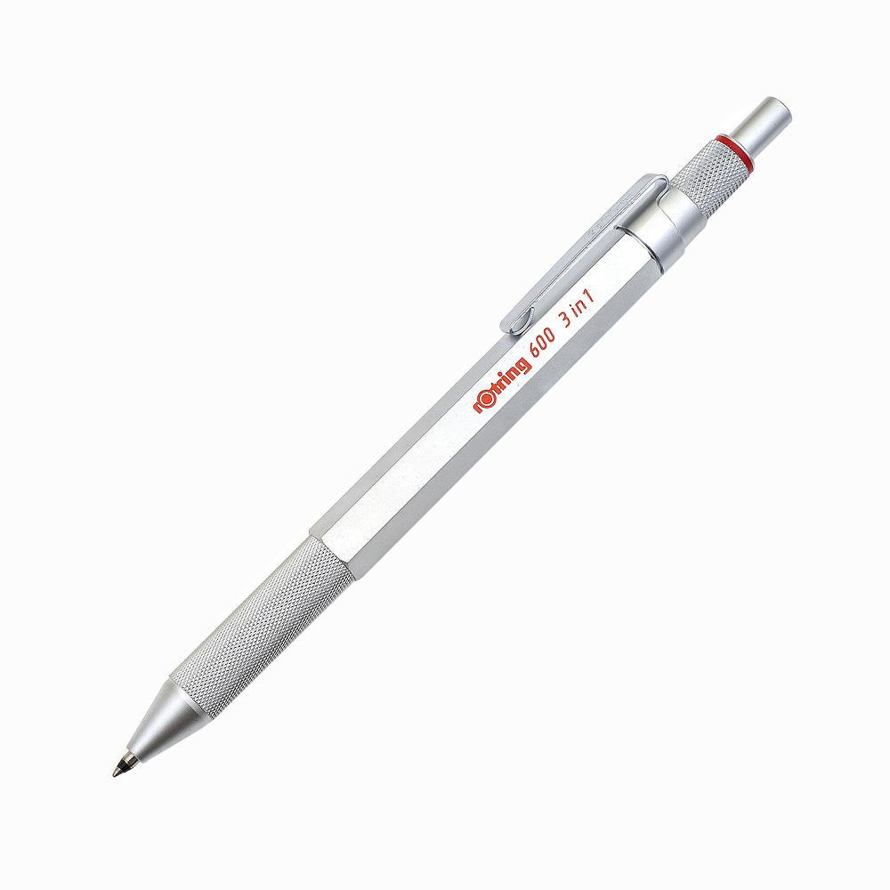 Rotring 600 Multipen Üç Fonksiyonlu Kalem Krom