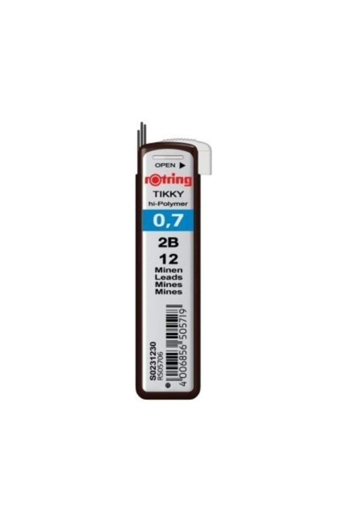 Rotring S0231230 Min Hi-polymer 2b 0.7 Mm Versatil Kalem Ucu (10 Tüp)