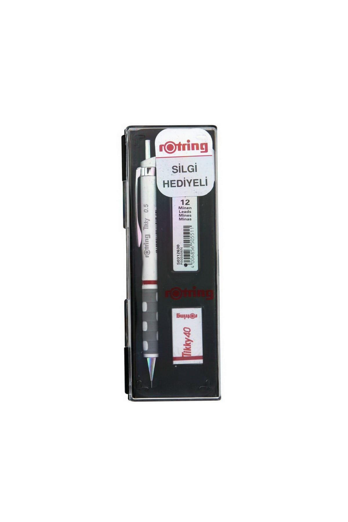Rotring Okul Seti Versatil+Min Silgi Hediyeli 0.5 MM Beyaz RO-KK07-05B