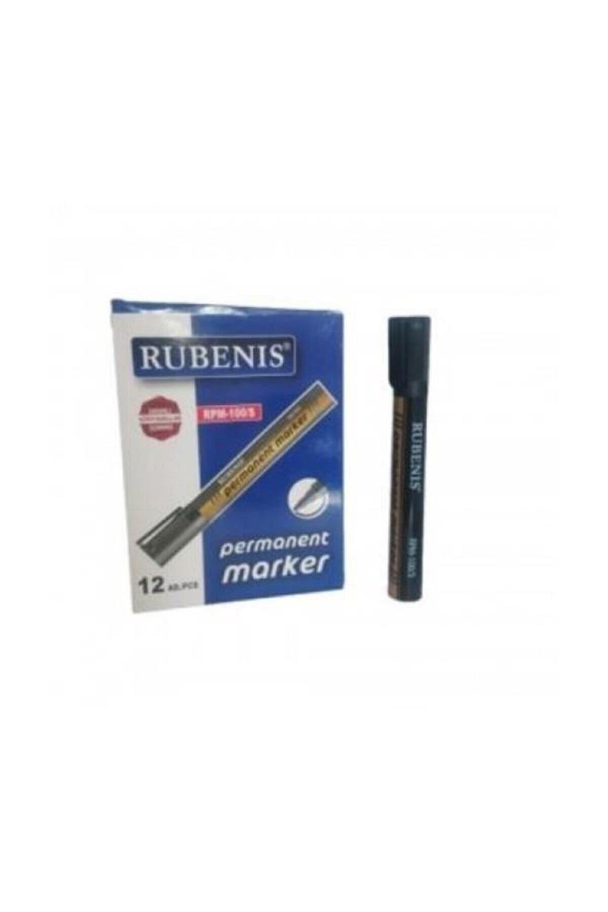 Rubenis Tahta Kalemi Kartuşlu Siyah (12 Li Paket)